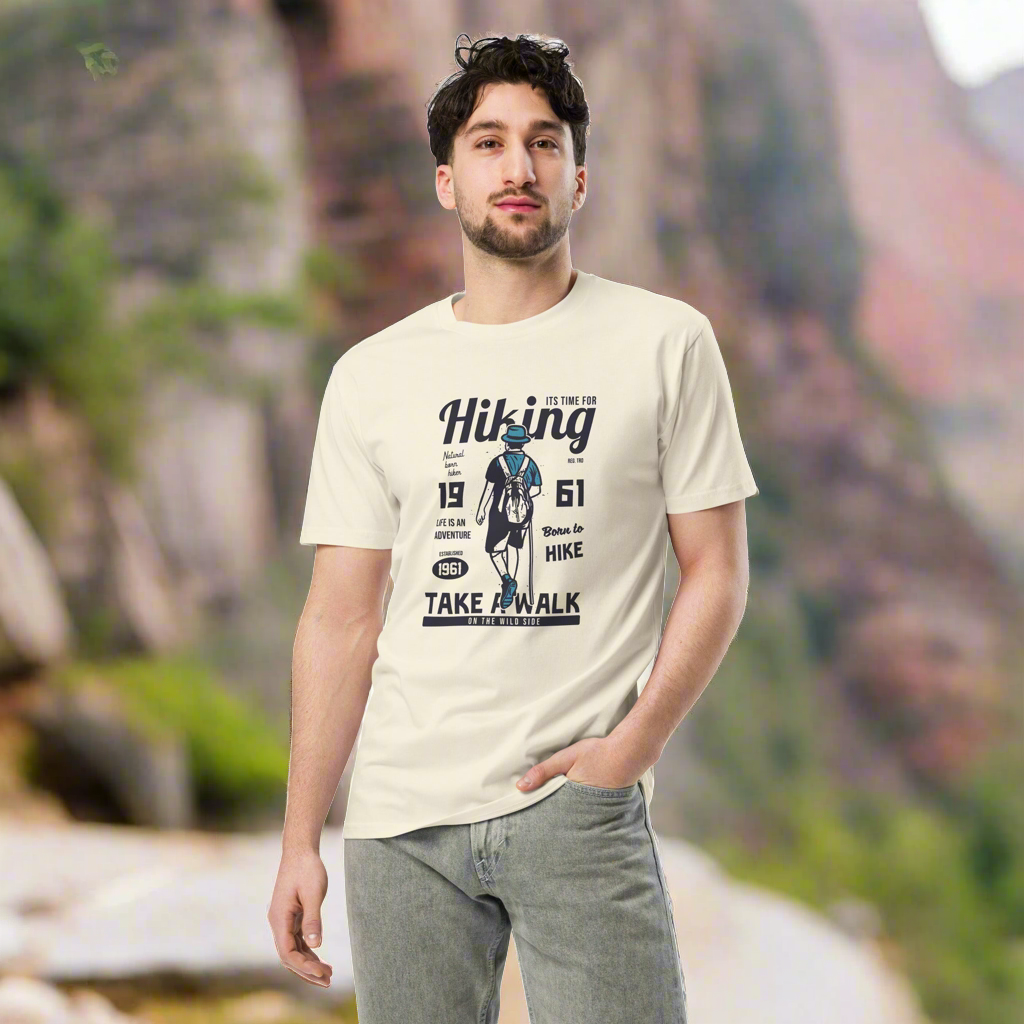 Hiking Unisex premium t-shirt