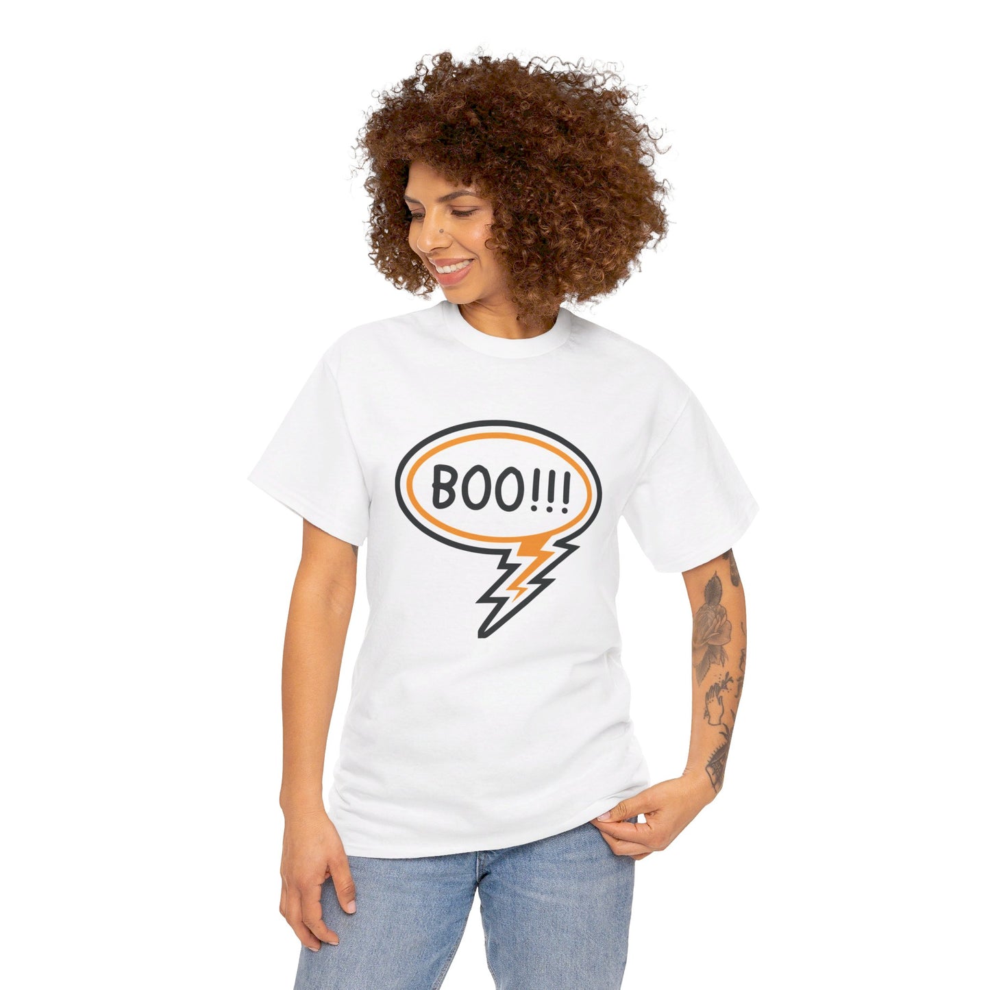 Boo!! Unisex Heavy Cotton Tee