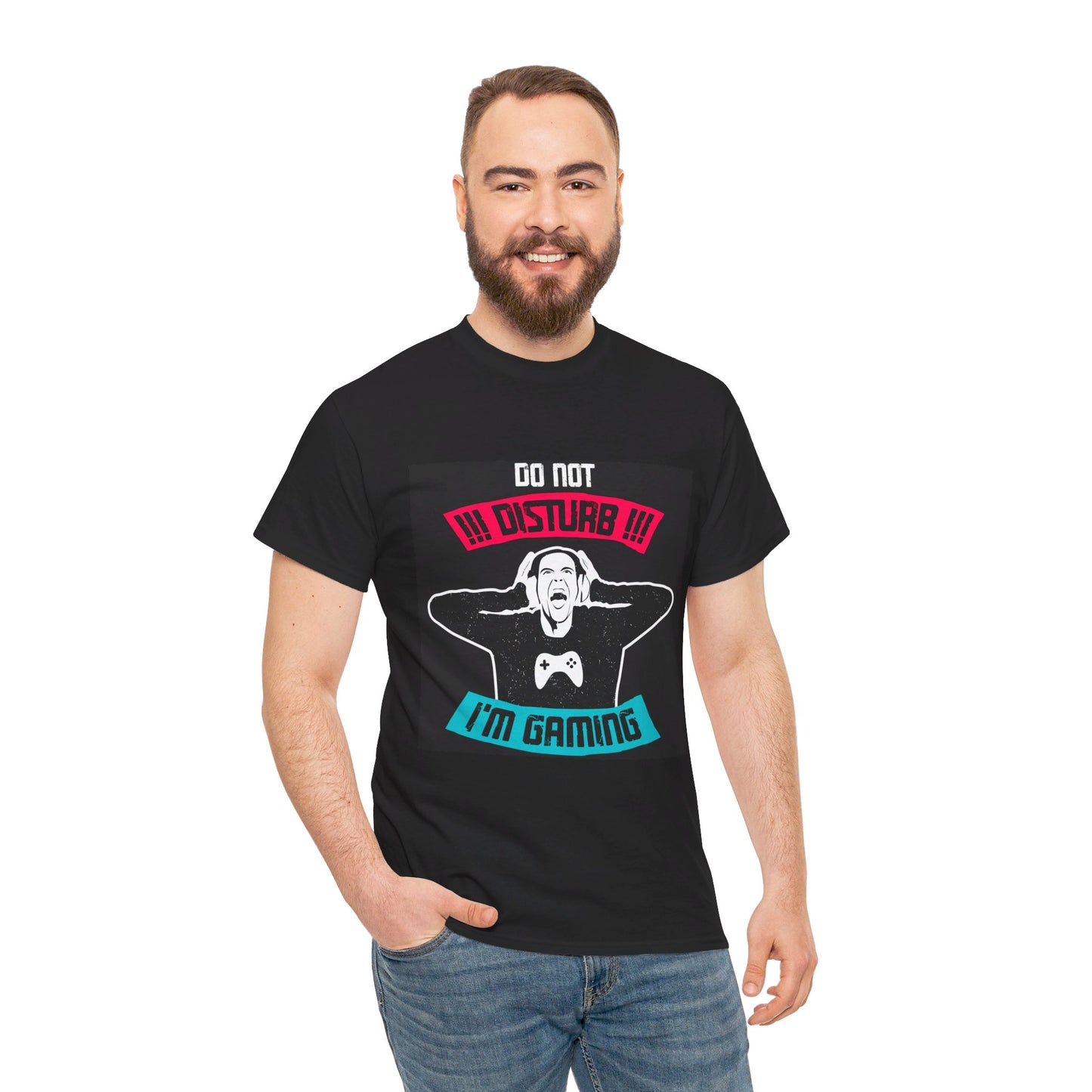 Do not Disturb I’m Gaming Unisex Heavy Cotton Tee