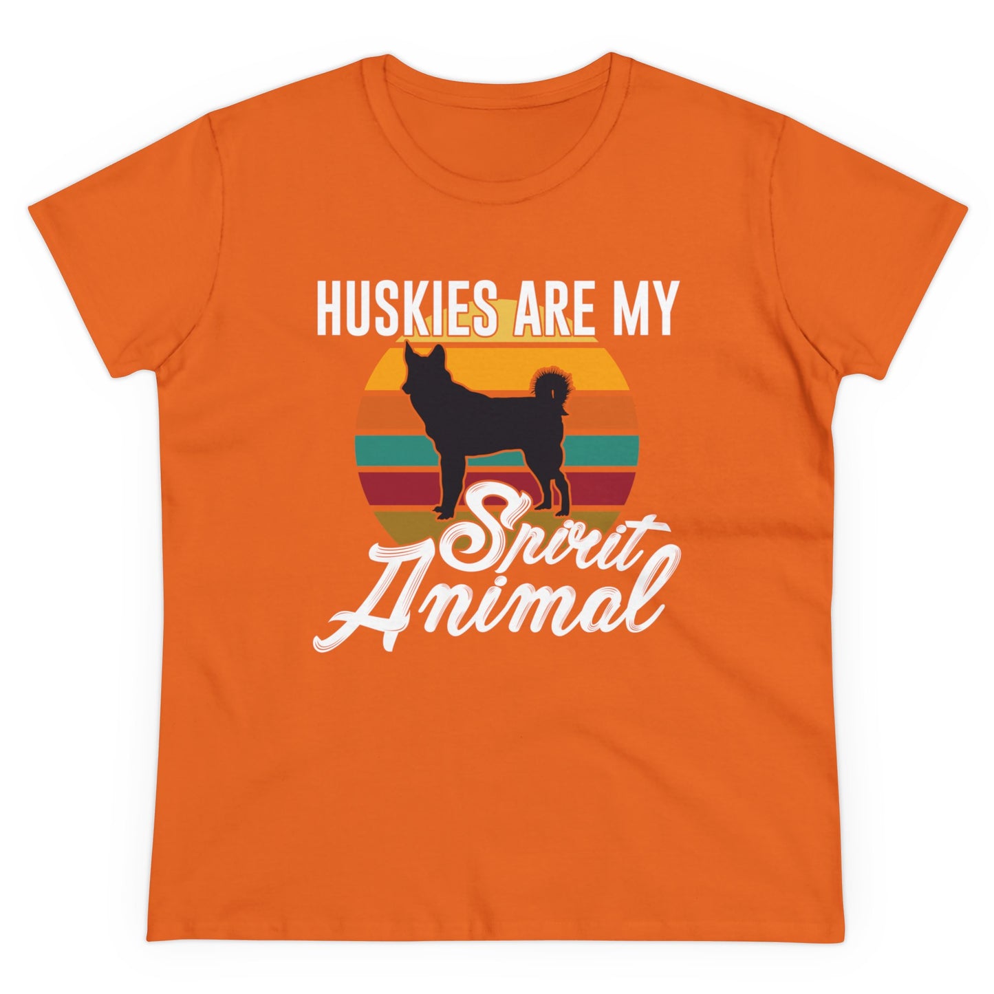 Huskies Women's Midweight Cotton Tee