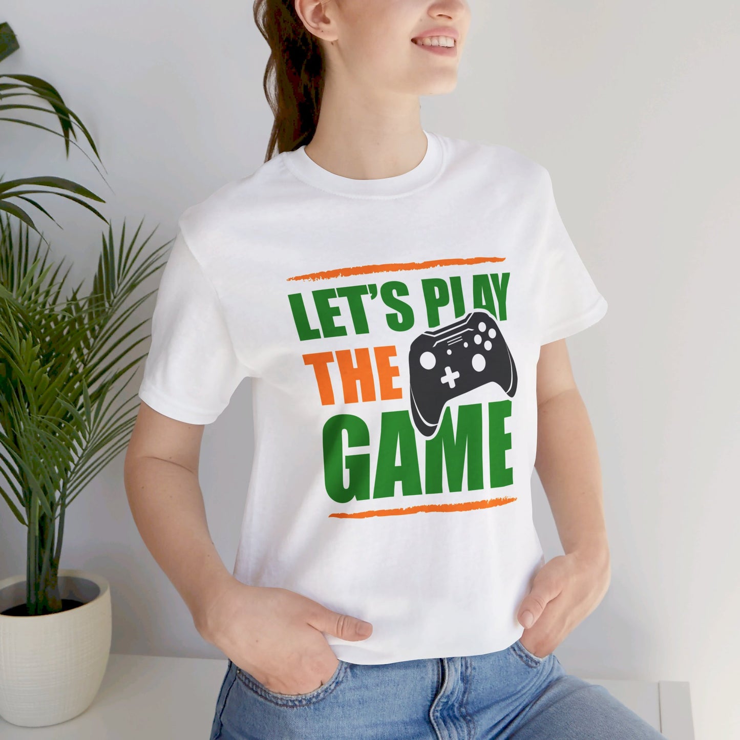 Play the game Unisex Jersey Short Sleeve Tee Colors