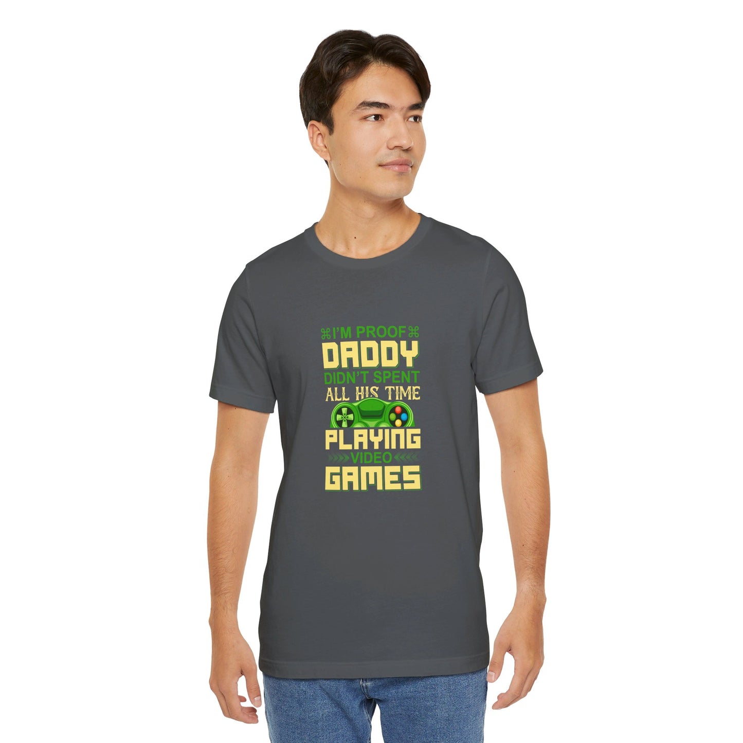 Daddy Gamer Unisex Jersey Short Sleeve Tee Colors