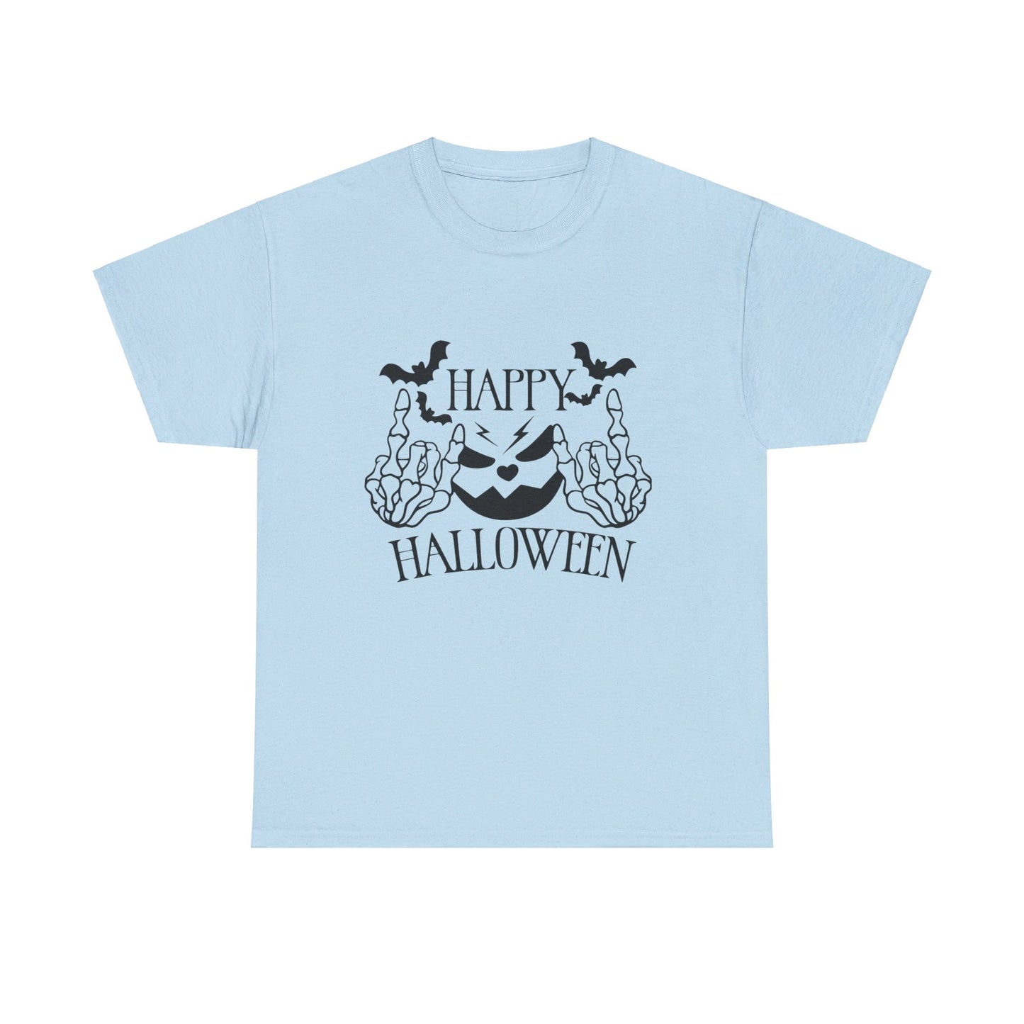 Happy Halloween White Unisex Heavy Cotton Tee