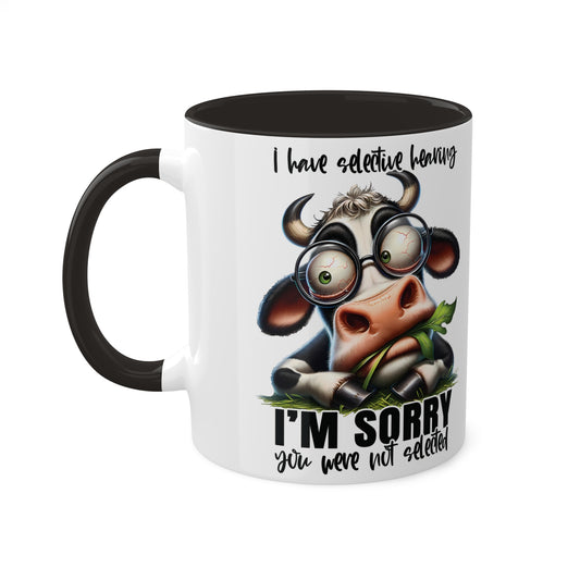 Cow, Funny Designs Colorful Mugs, 11oz