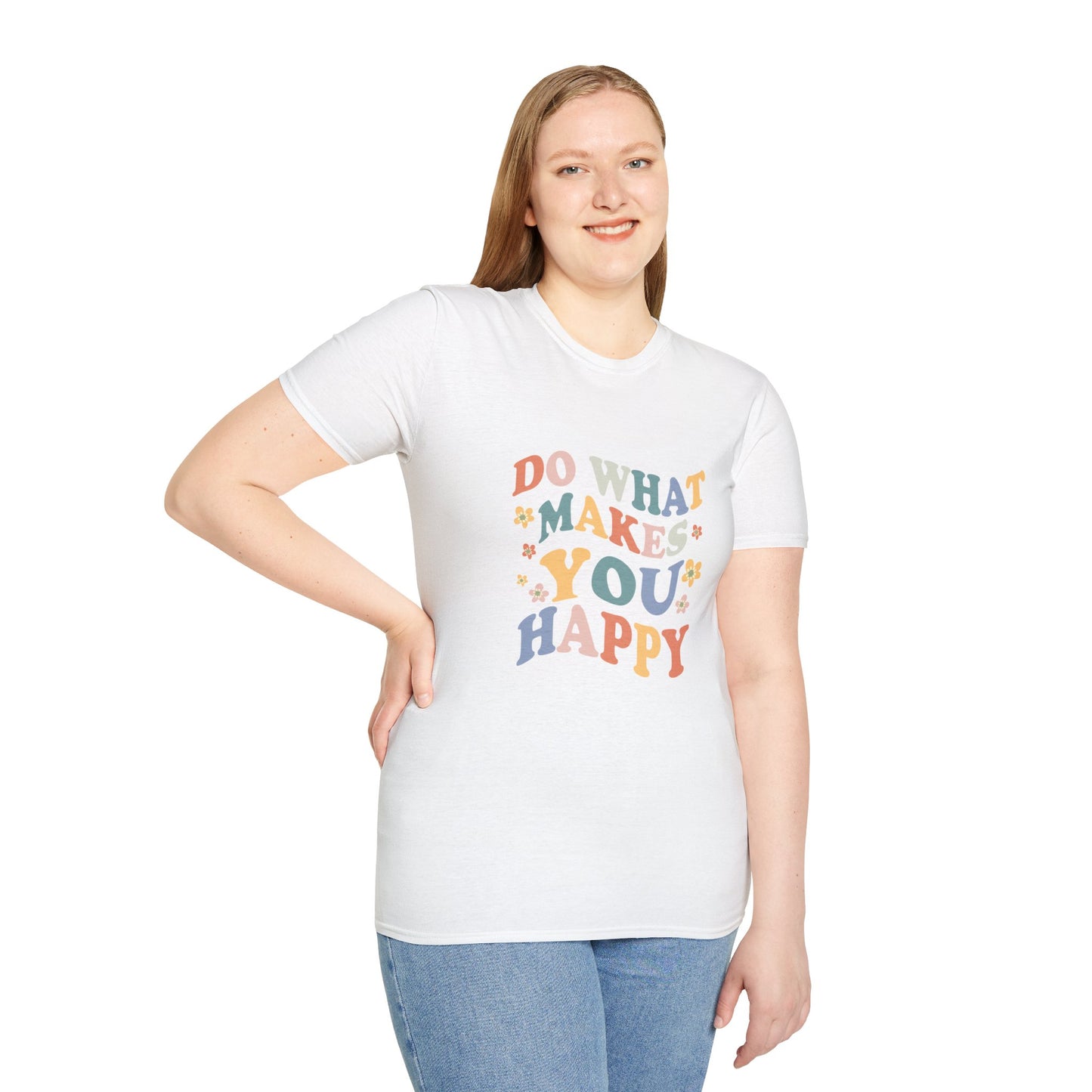 Happy Unisex Softstyle T-Shirt