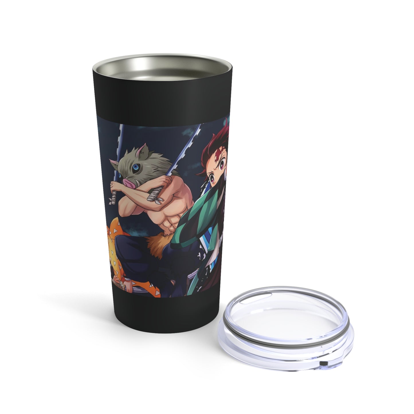 Damon Slayer Black Anime Tumbler 20oz