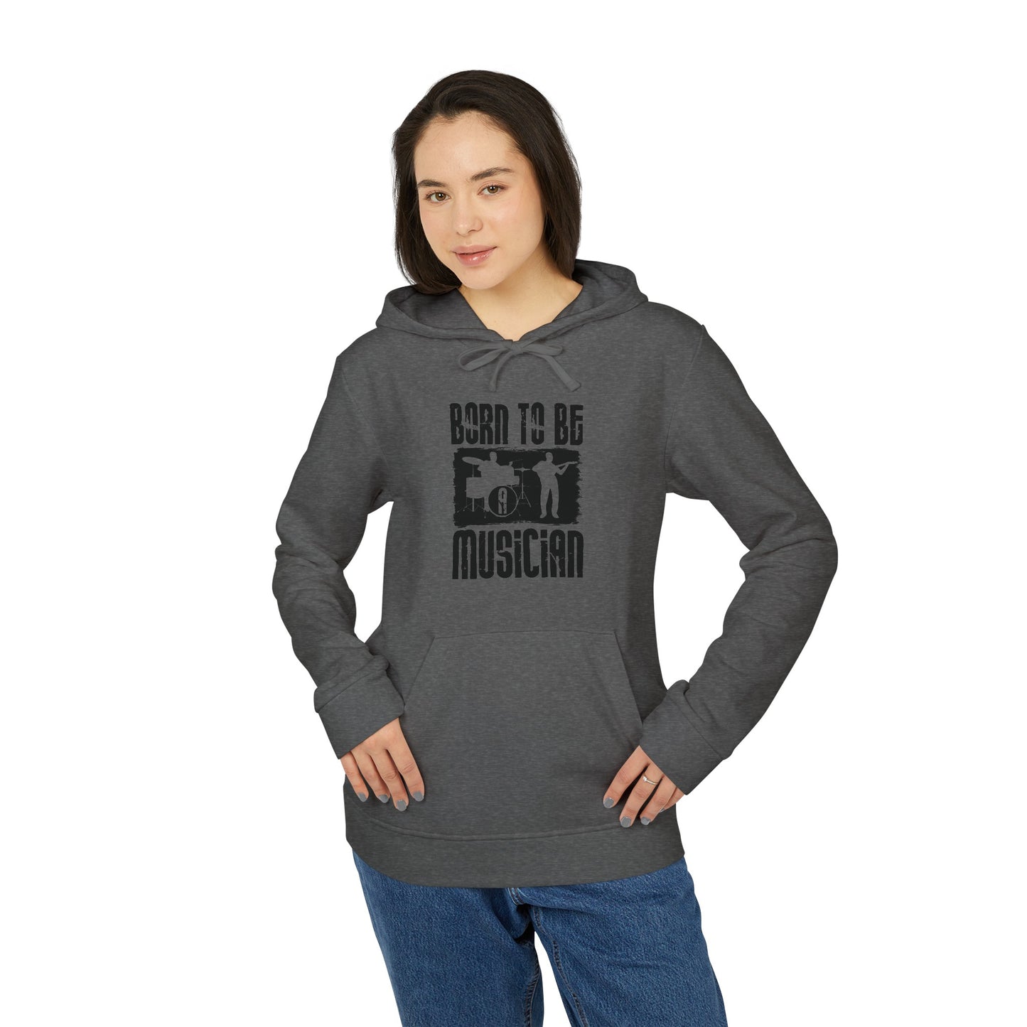 Born to be a Musician!! adidas® Unisex Fleece Hoodie