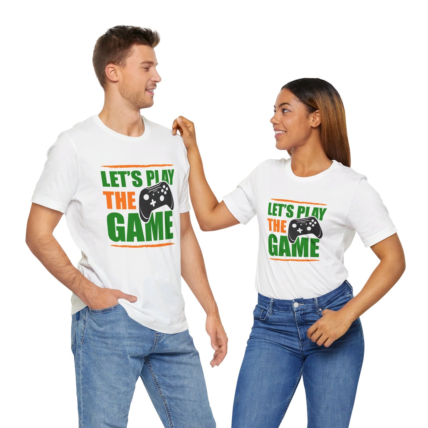 Play the game Unisex Jersey Short Sleeve Tee Colors