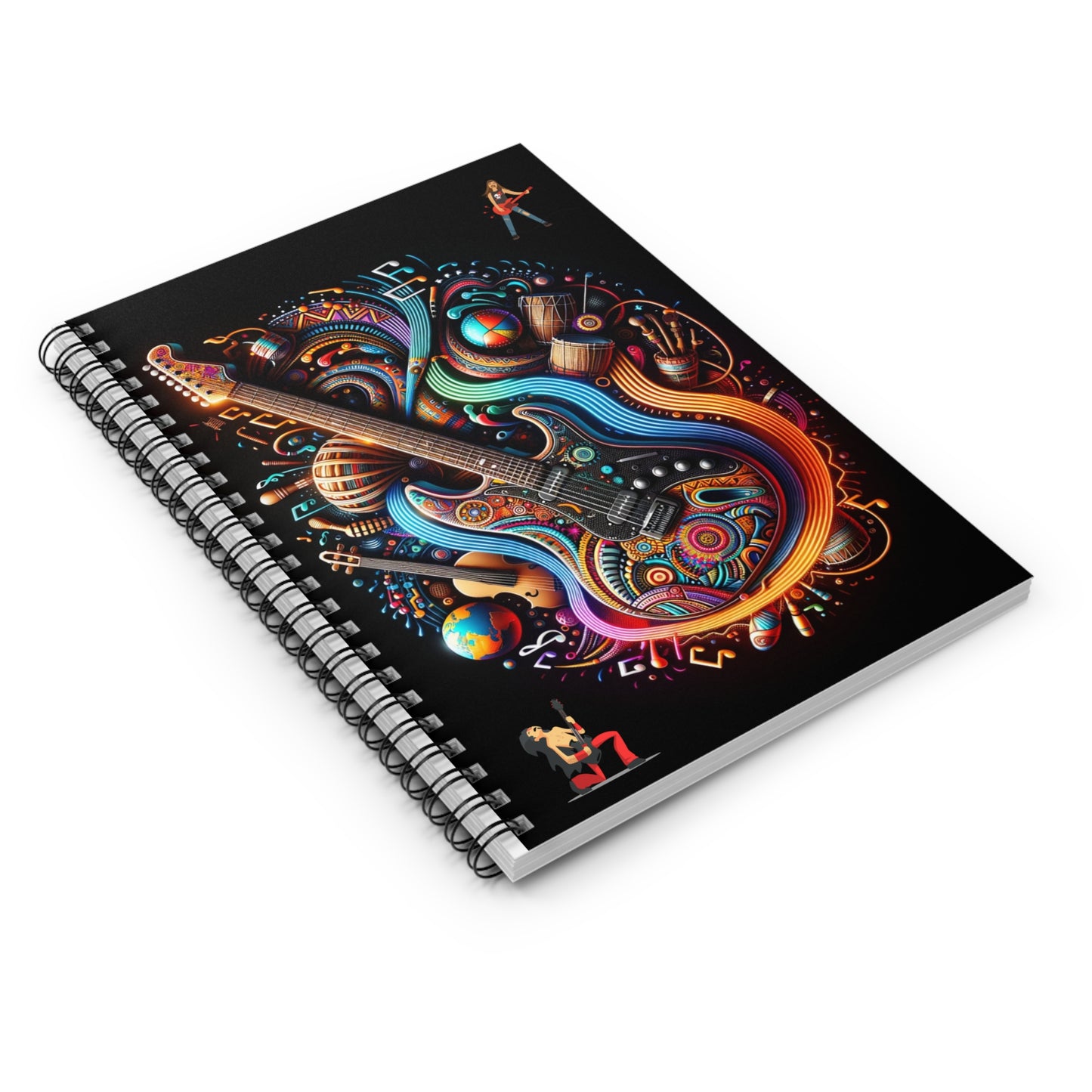 Just Rock Spiral Notebook - Ruled Line