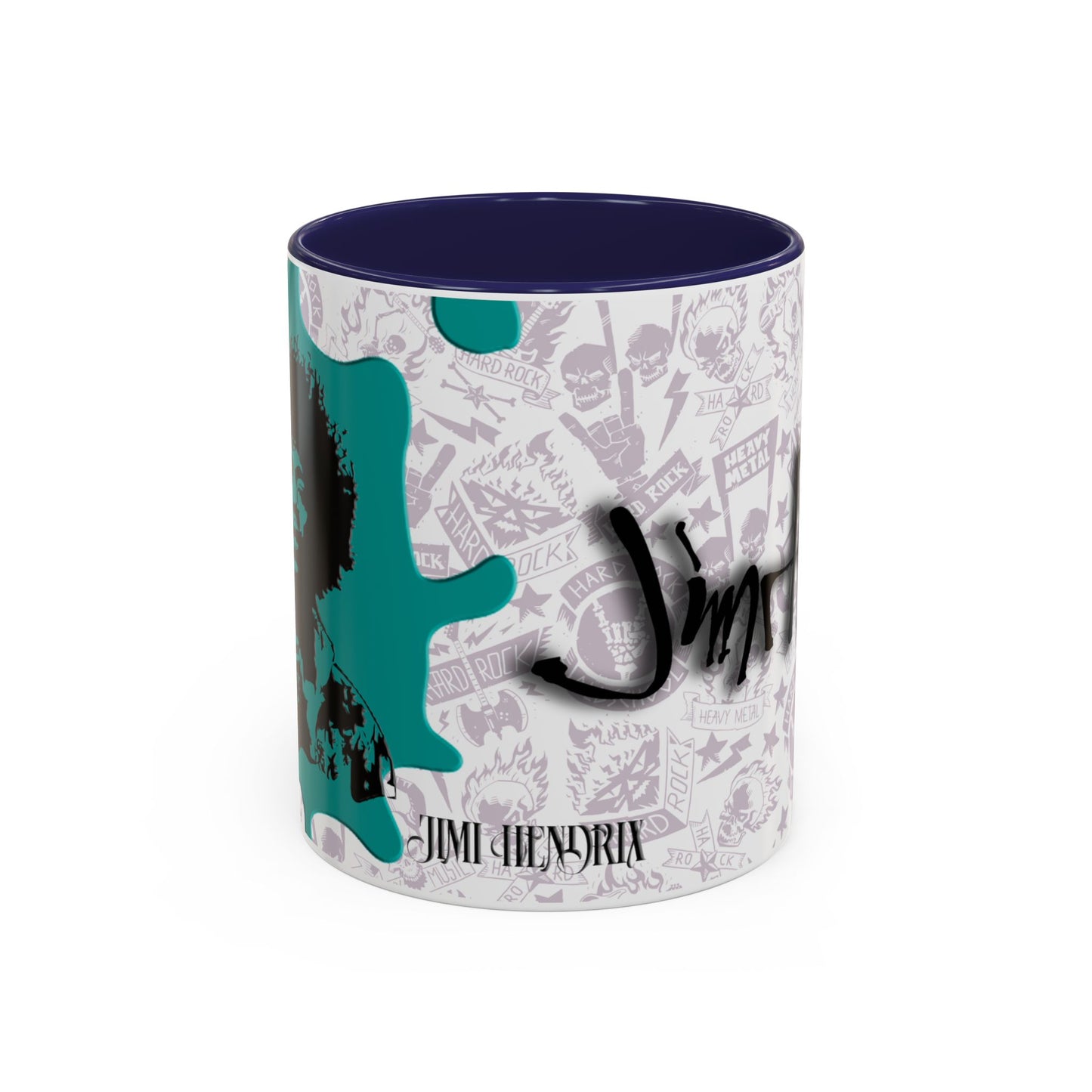 Jimi Hendrix Accent Coffee Mug, 11oz