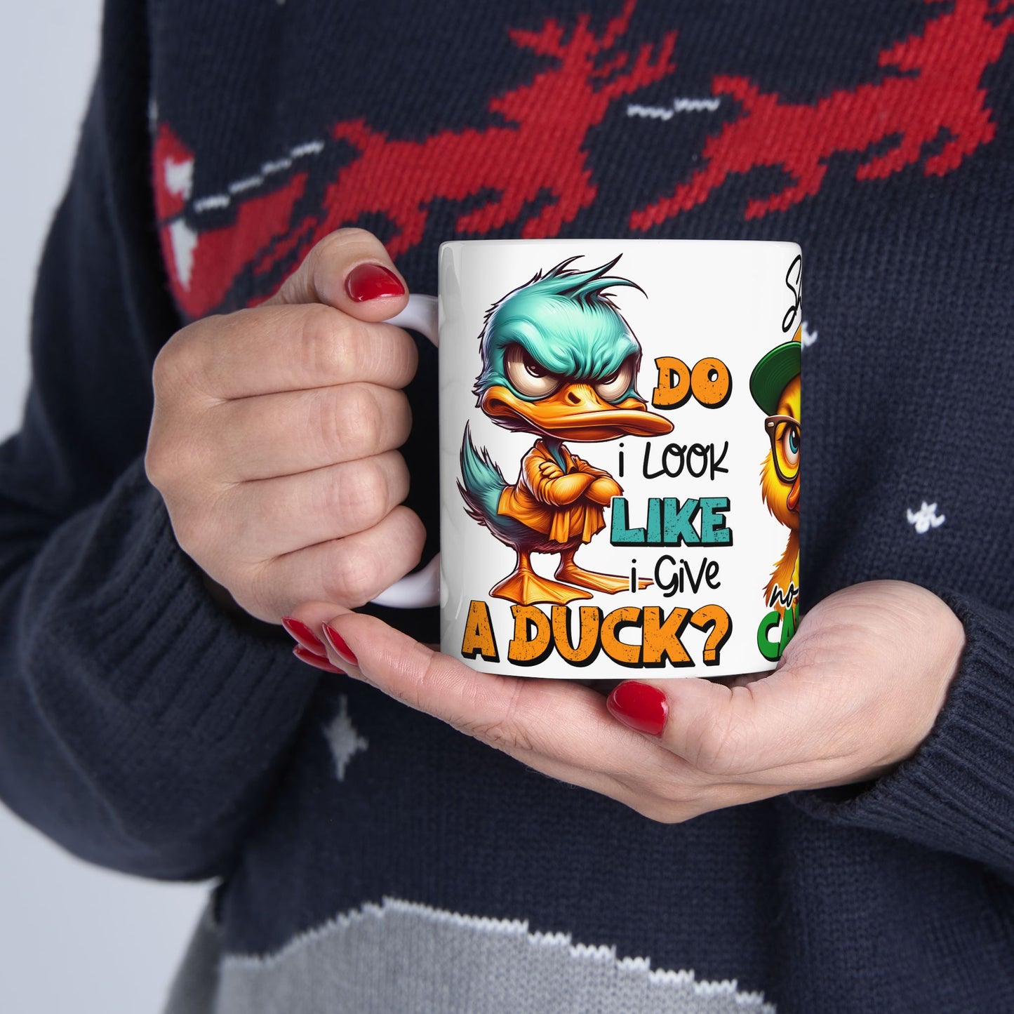 Angry Ducks Ceramic Mug, (11oz, 15oz)