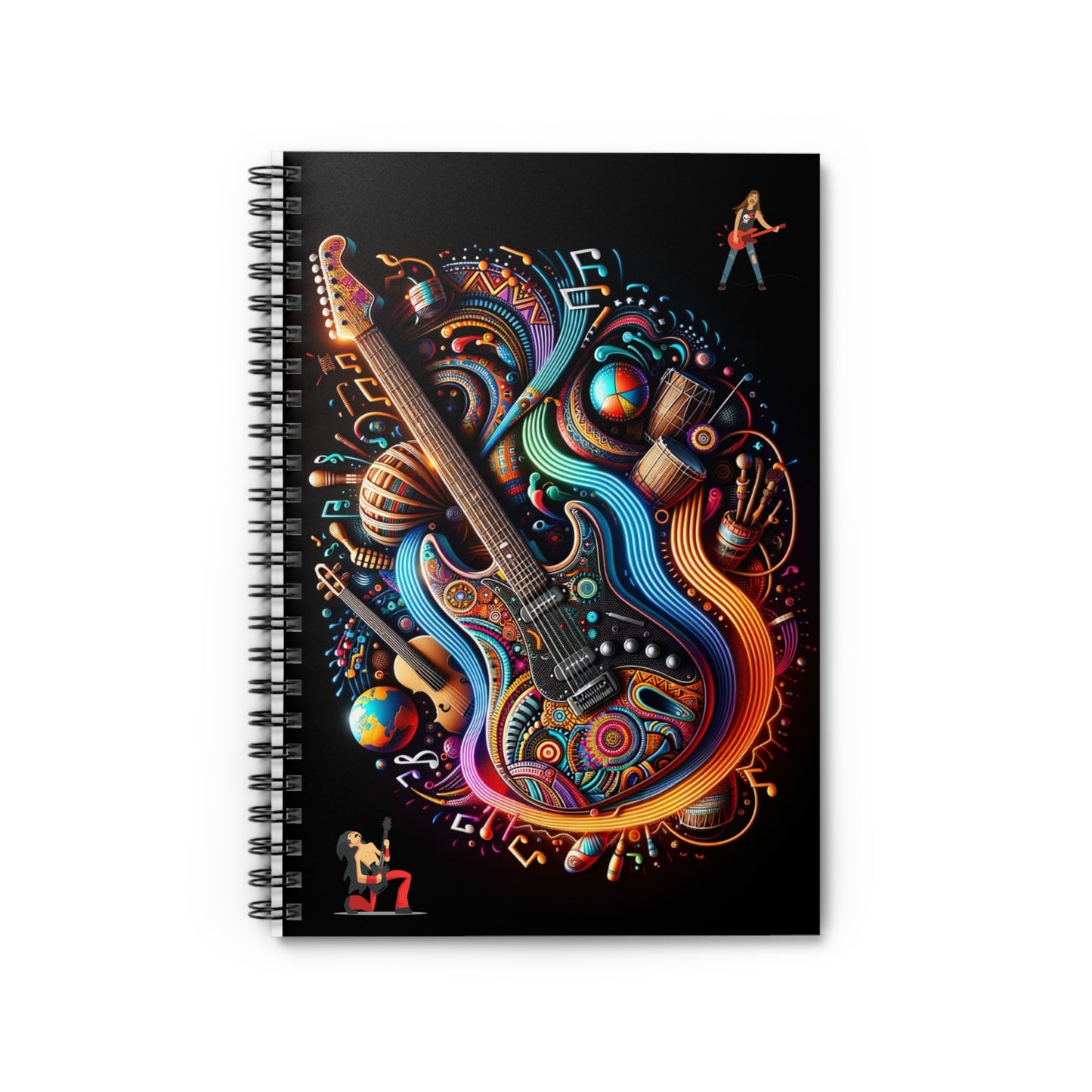 Just Rock Spiral Notebook - Ruled Line