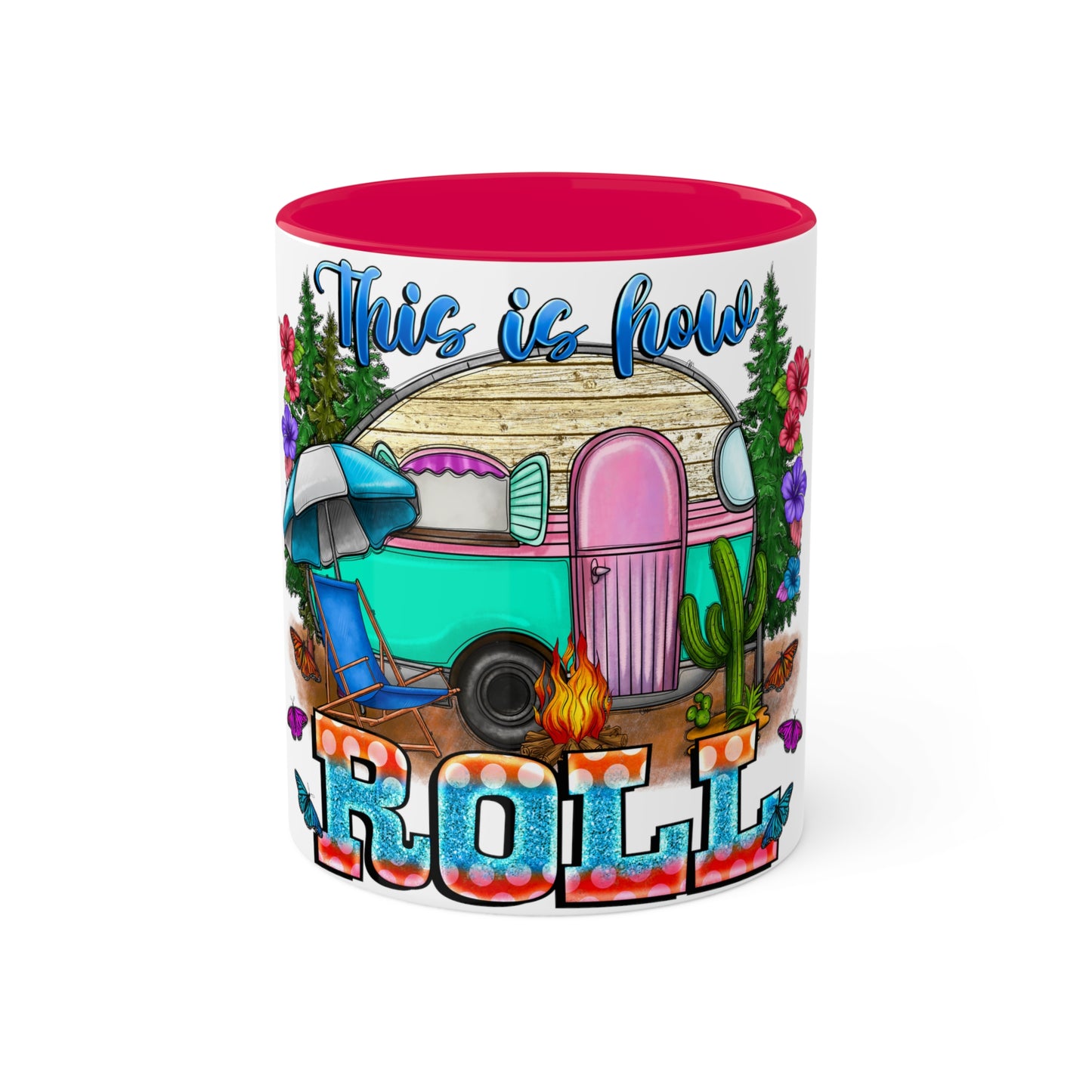 This is home Roll Colorful Mugs, 11oz