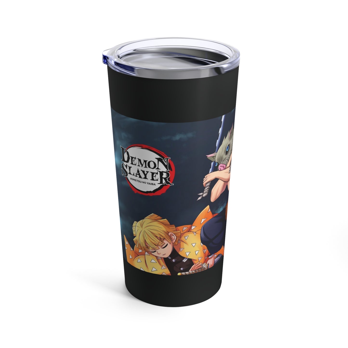 Damon Slayer Black Anime Tumbler 20oz