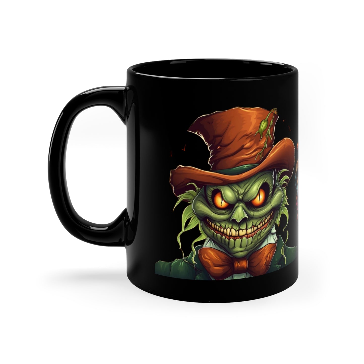 Scary 2 Halloween Black Coffee Mug, 11oz