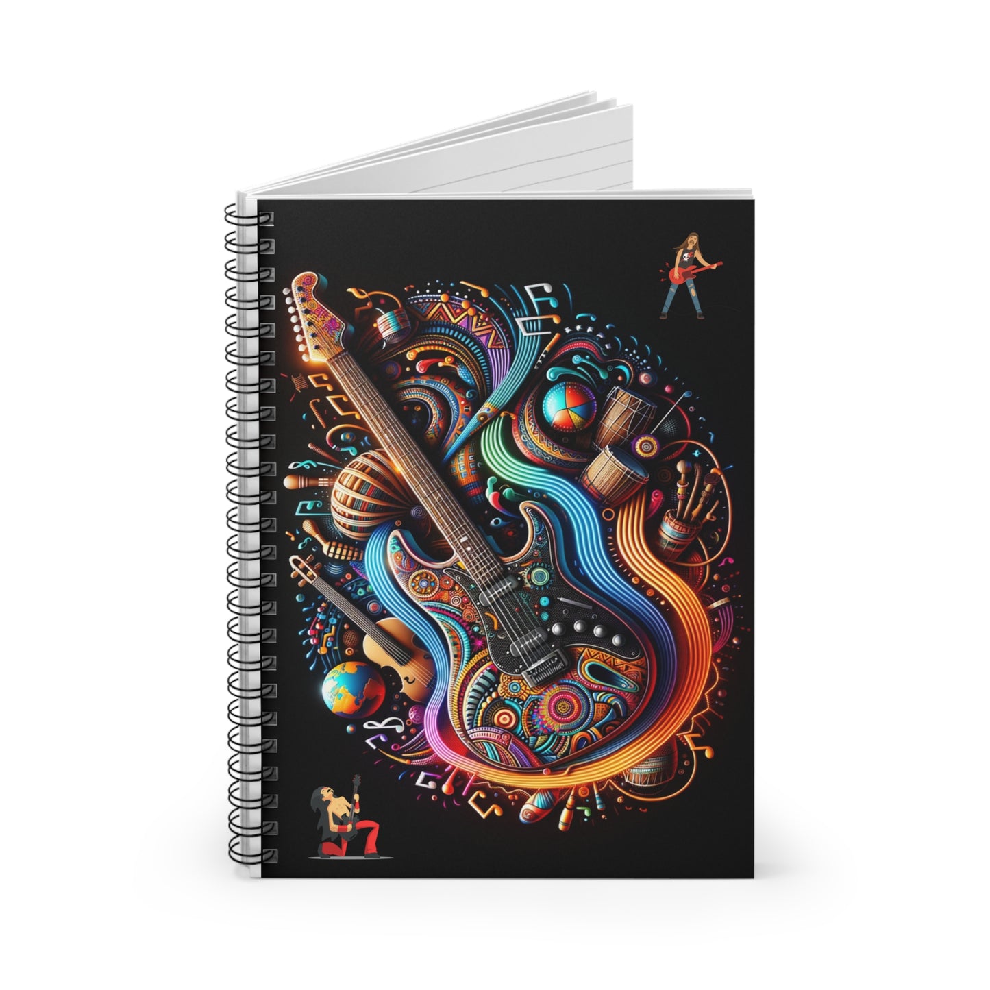 Just Rock Spiral Notebook - Ruled Line