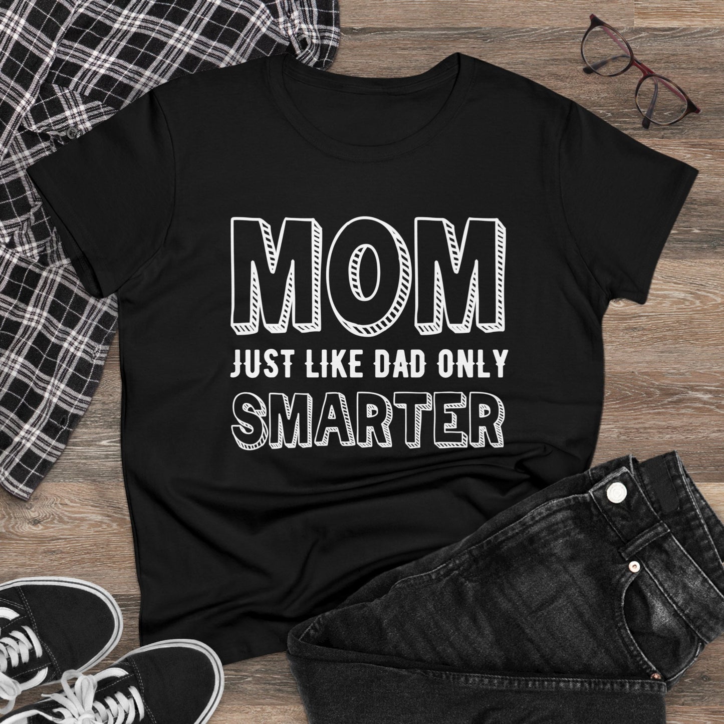 Smarter Mom Women's Midweight Cotton Tee