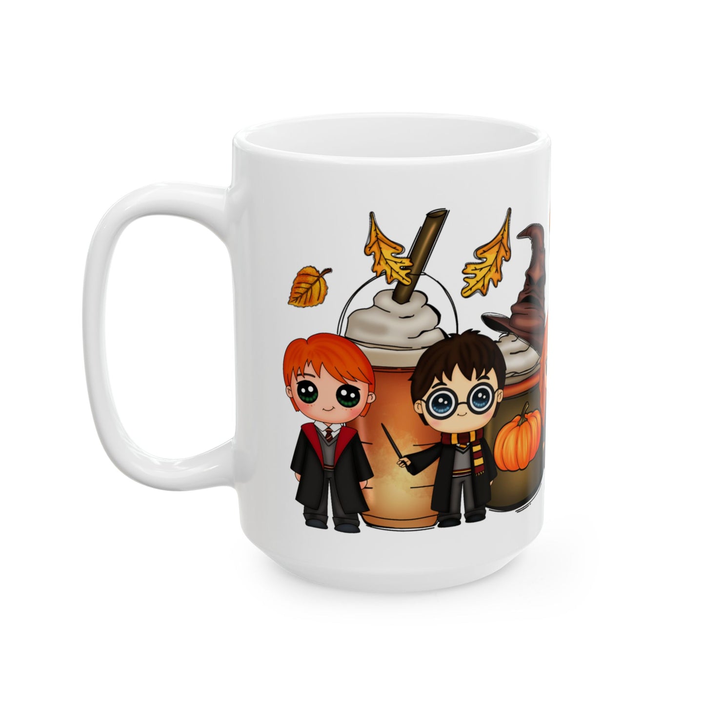 Hp and Friends Fall Ceramic Mug, (11oz, 15oz)