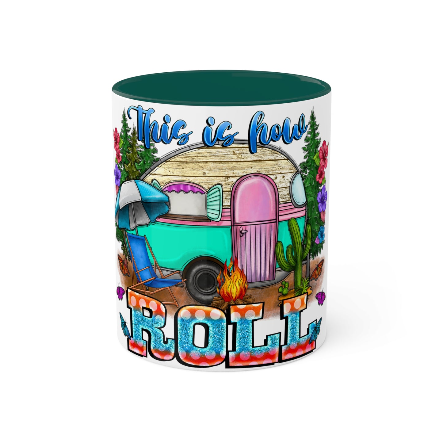 This is home Roll Colorful Mugs, 11oz