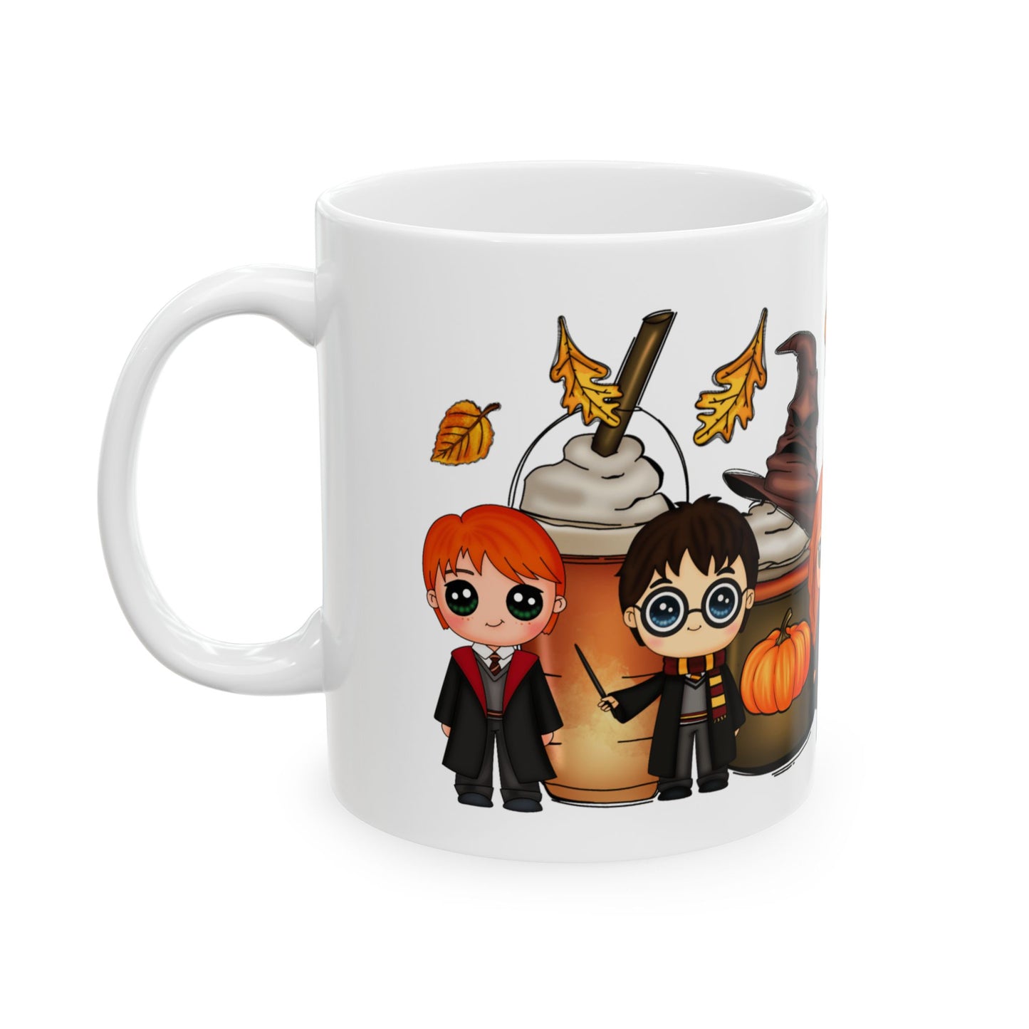 Hp and Friends Fall Ceramic Mug, (11oz, 15oz)