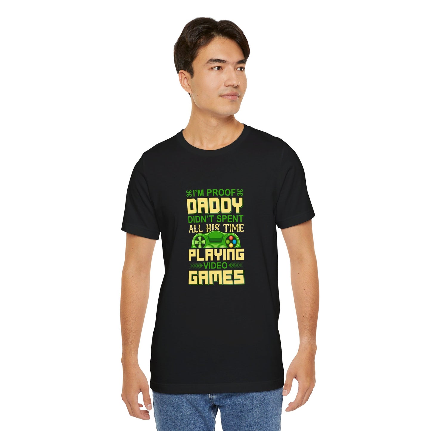 Daddy Gamer Unisex Jersey Short Sleeve Tee Colors