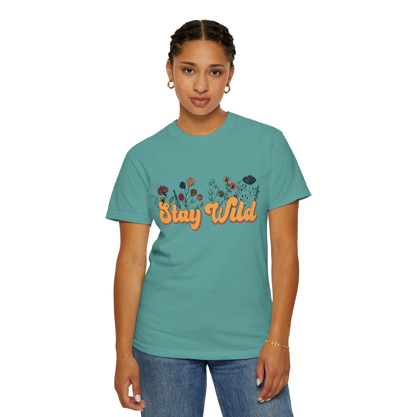 Stay Wild Unisex Garment-Dyed T-shirt