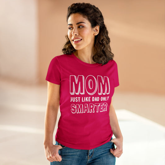 Smarter Mom Women's Midweight Cotton Tee