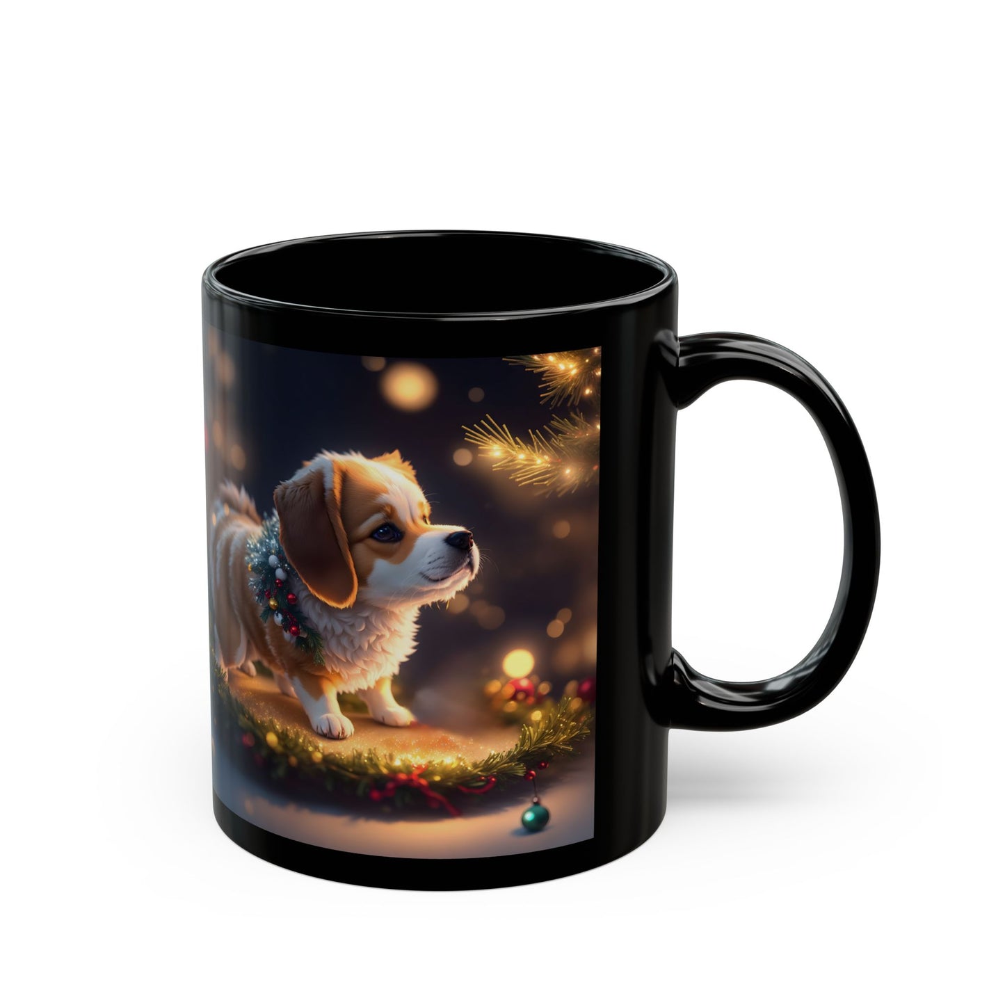 Little Dog Black Mug (11oz, 15oz)