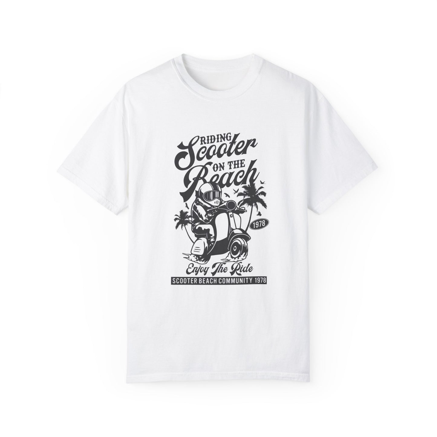 Scooter Unisex Garment-Dyed T-shirt