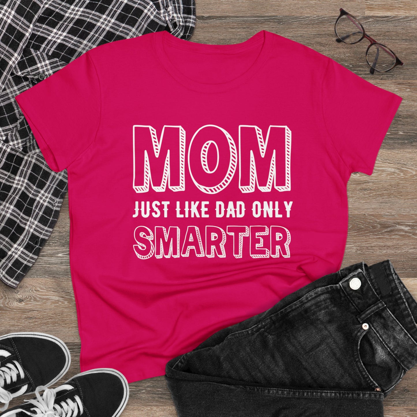 Smarter Mom Women's Midweight Cotton Tee