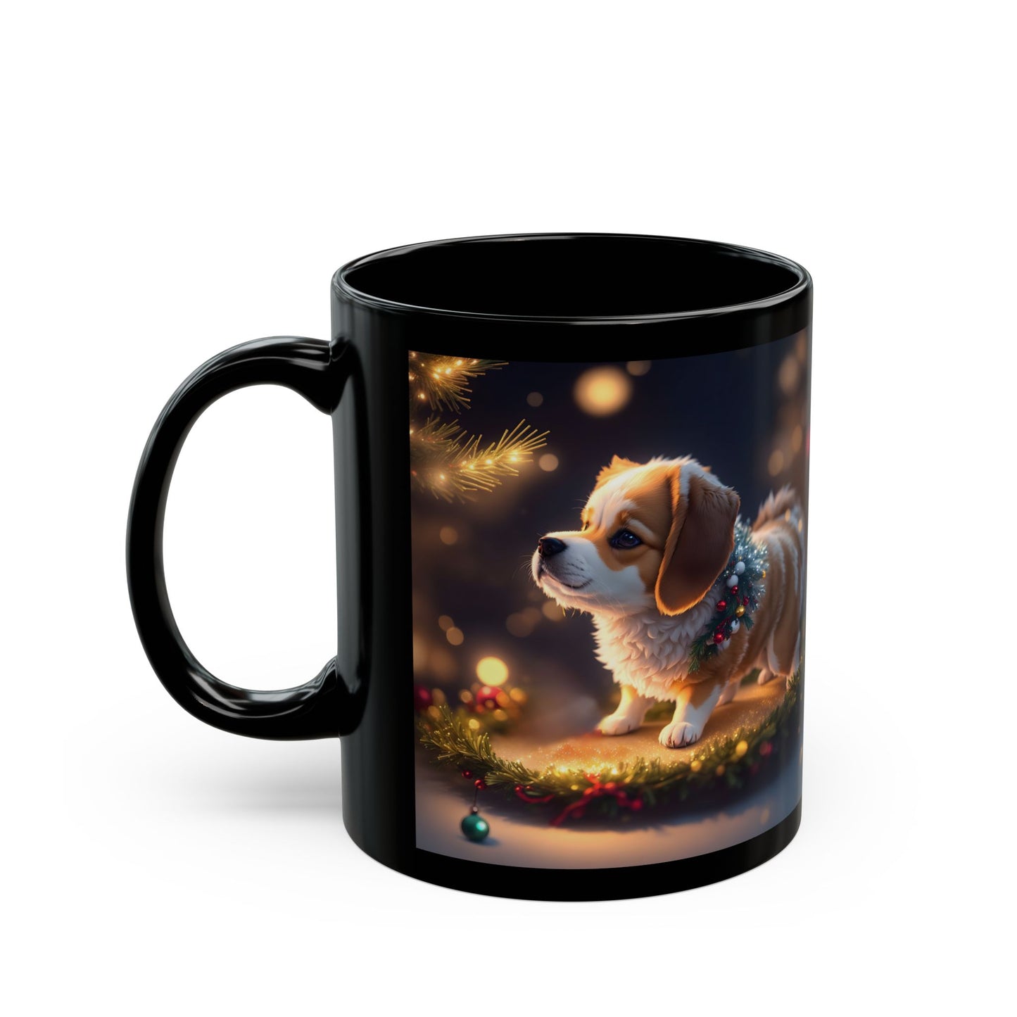 Little Dog Black Mug (11oz, 15oz)