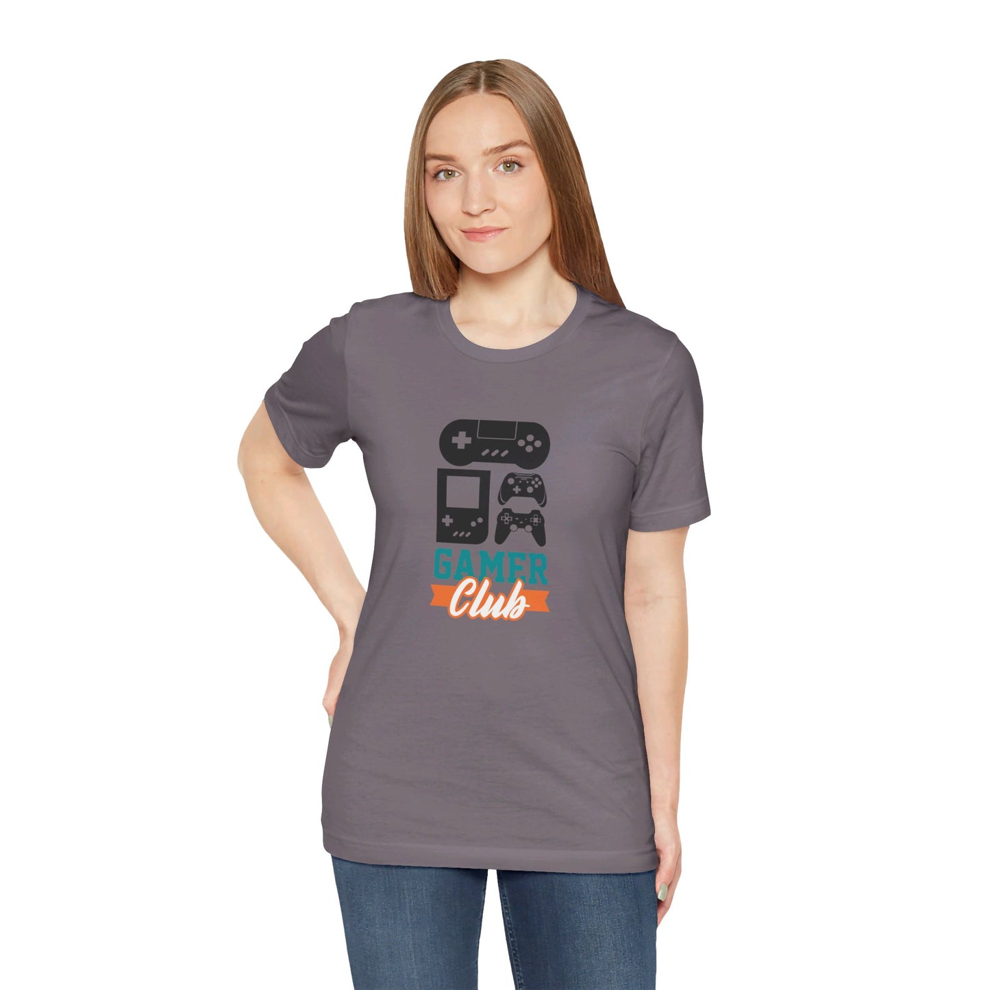 Gamer Club Unisex Jersey Short Sleeve Tee Colors