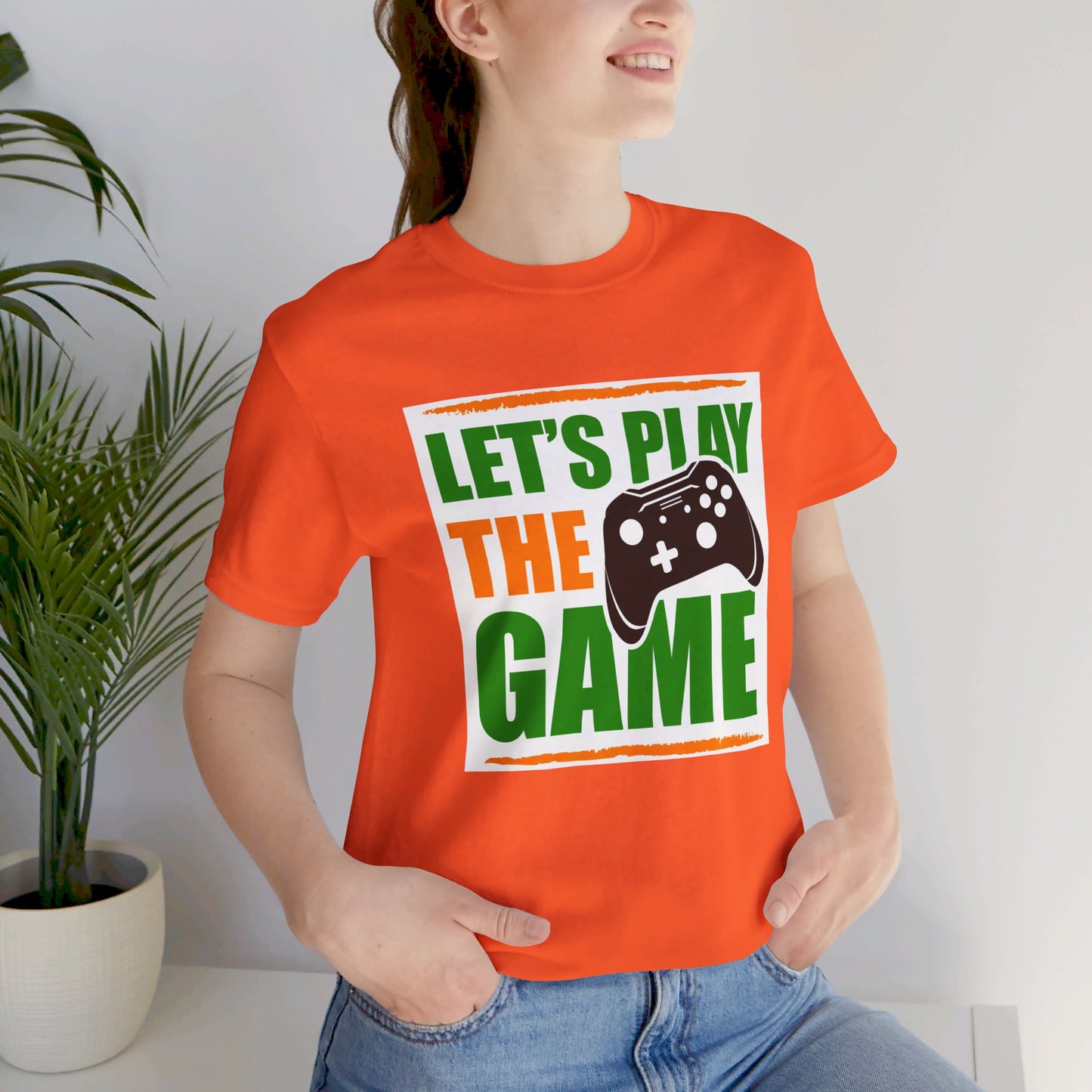 Play the game Unisex Jersey Short Sleeve Tee Colors