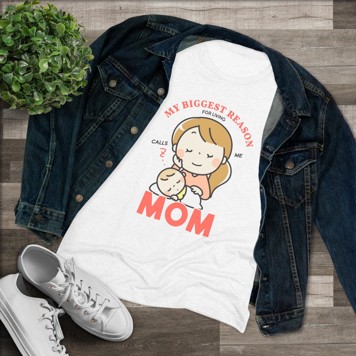 Mom Women's Triblend Tee