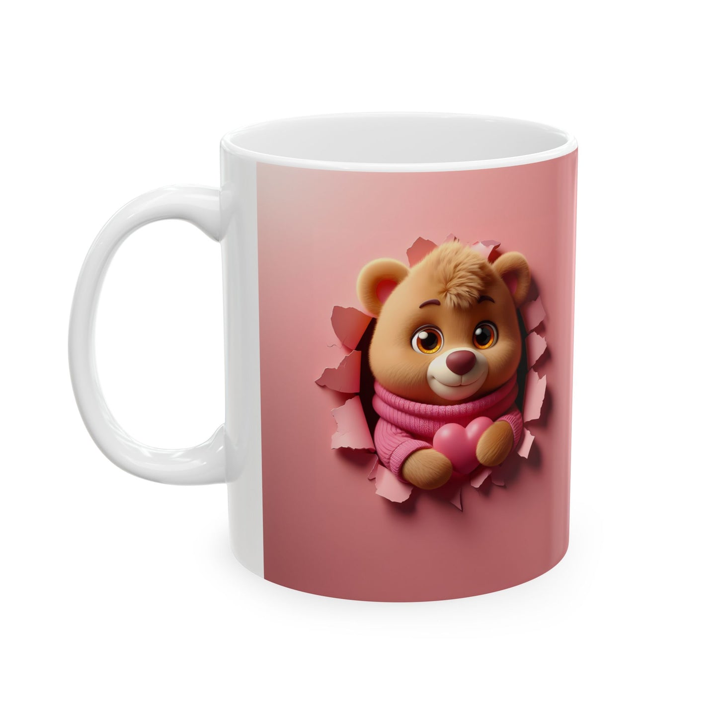 Teddy bear Ceramic Mug, 11oz