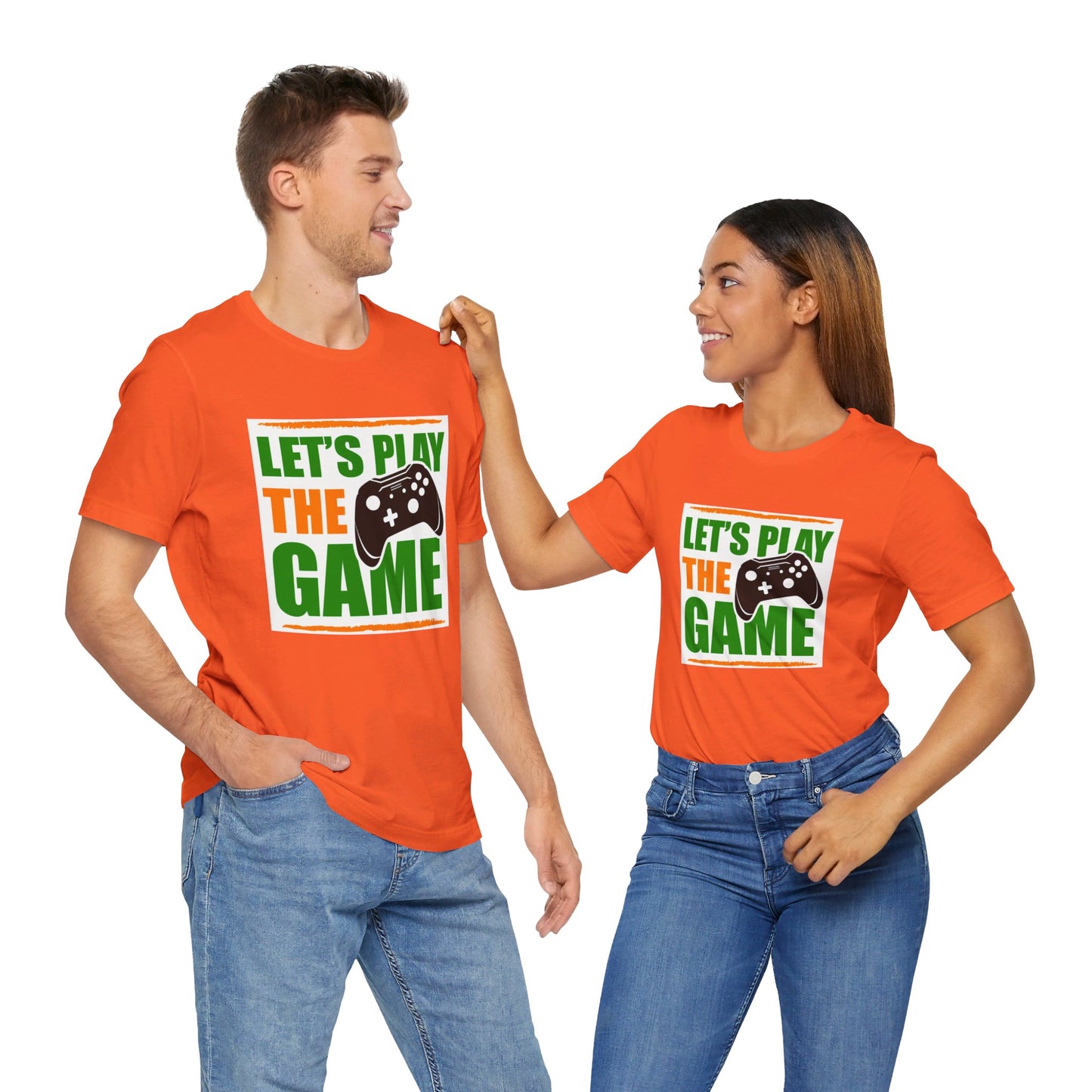 Play the game Unisex Jersey Short Sleeve Tee Colors