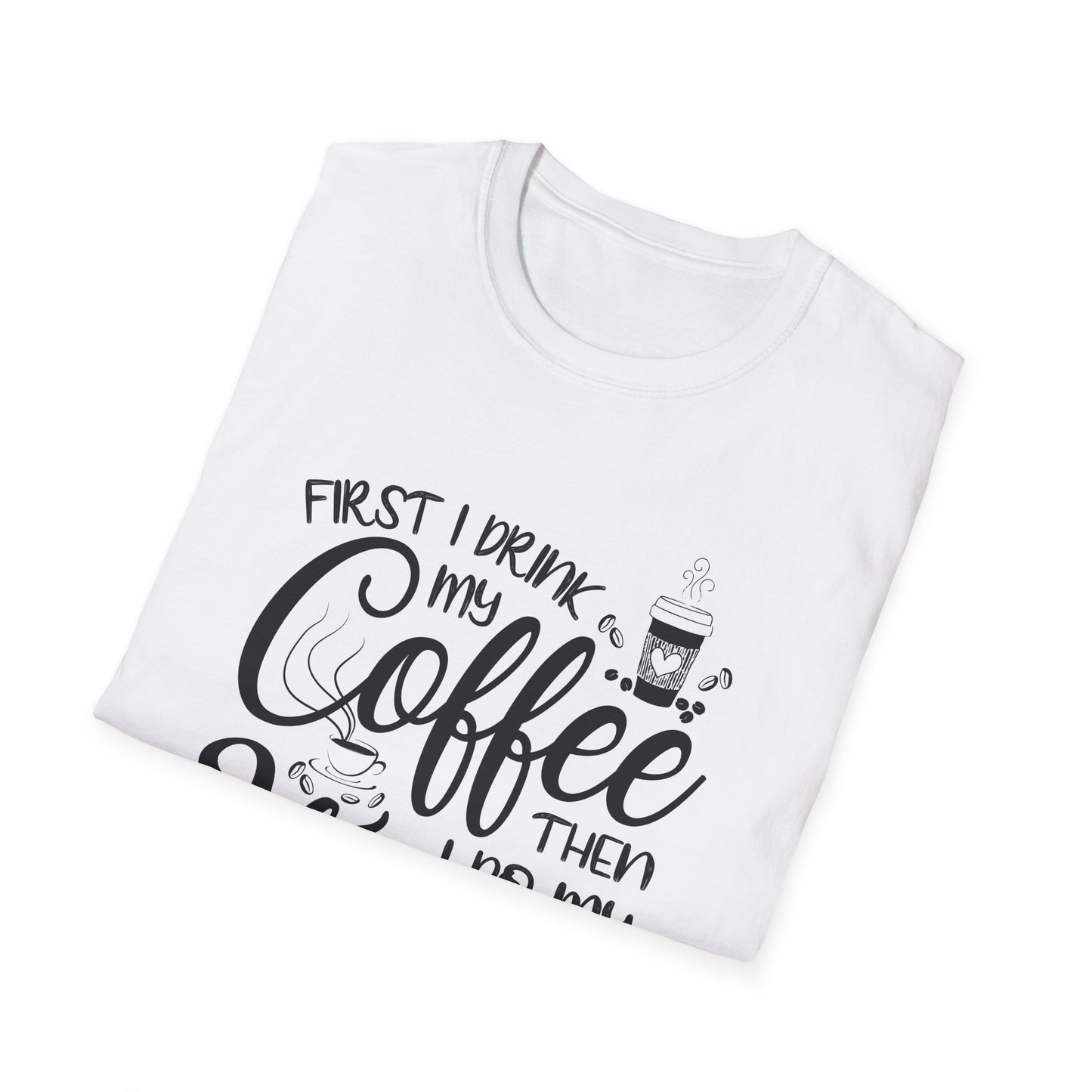 First my Coffee Unisex Softstyle T-Shirt