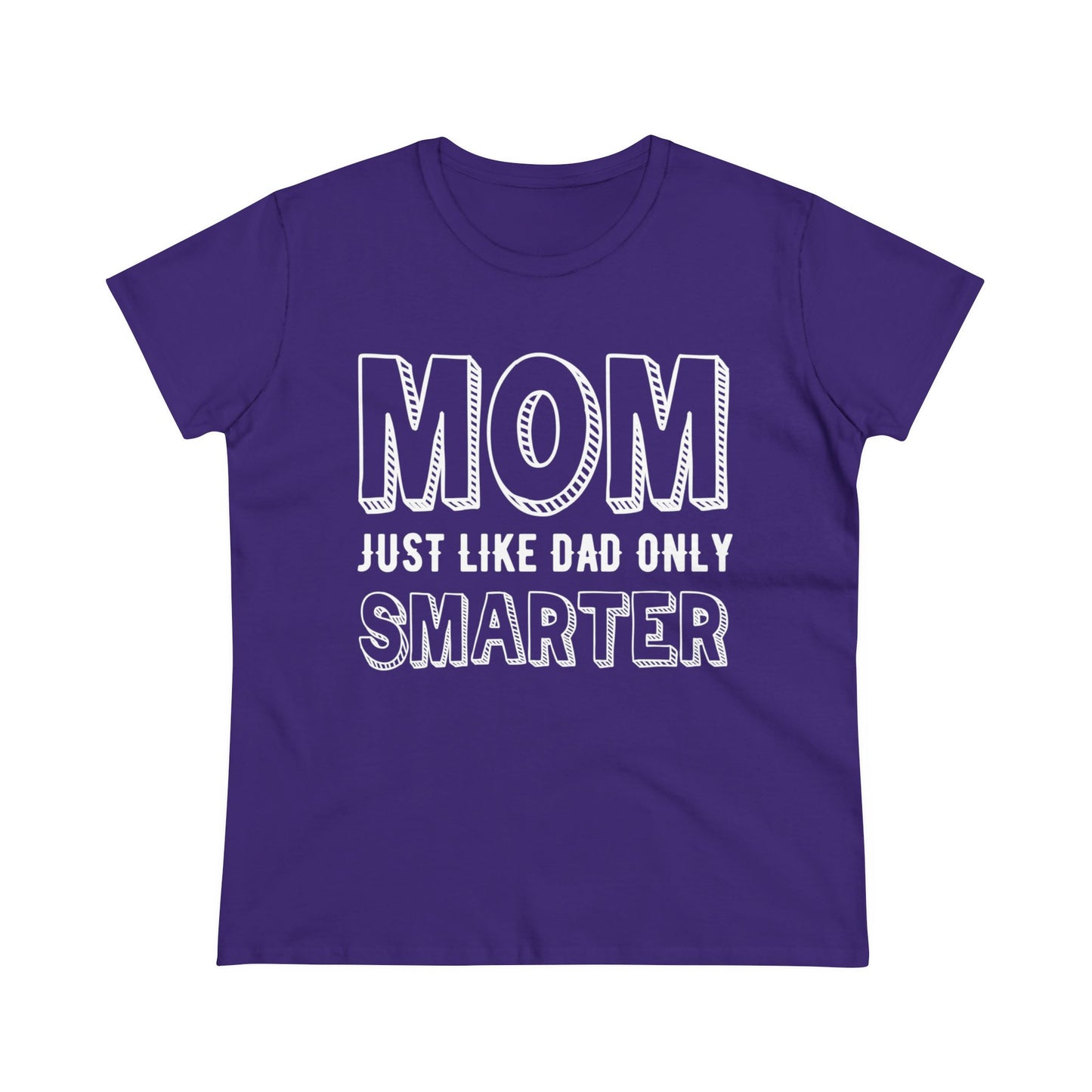 Smarter Mom Women's Midweight Cotton Tee