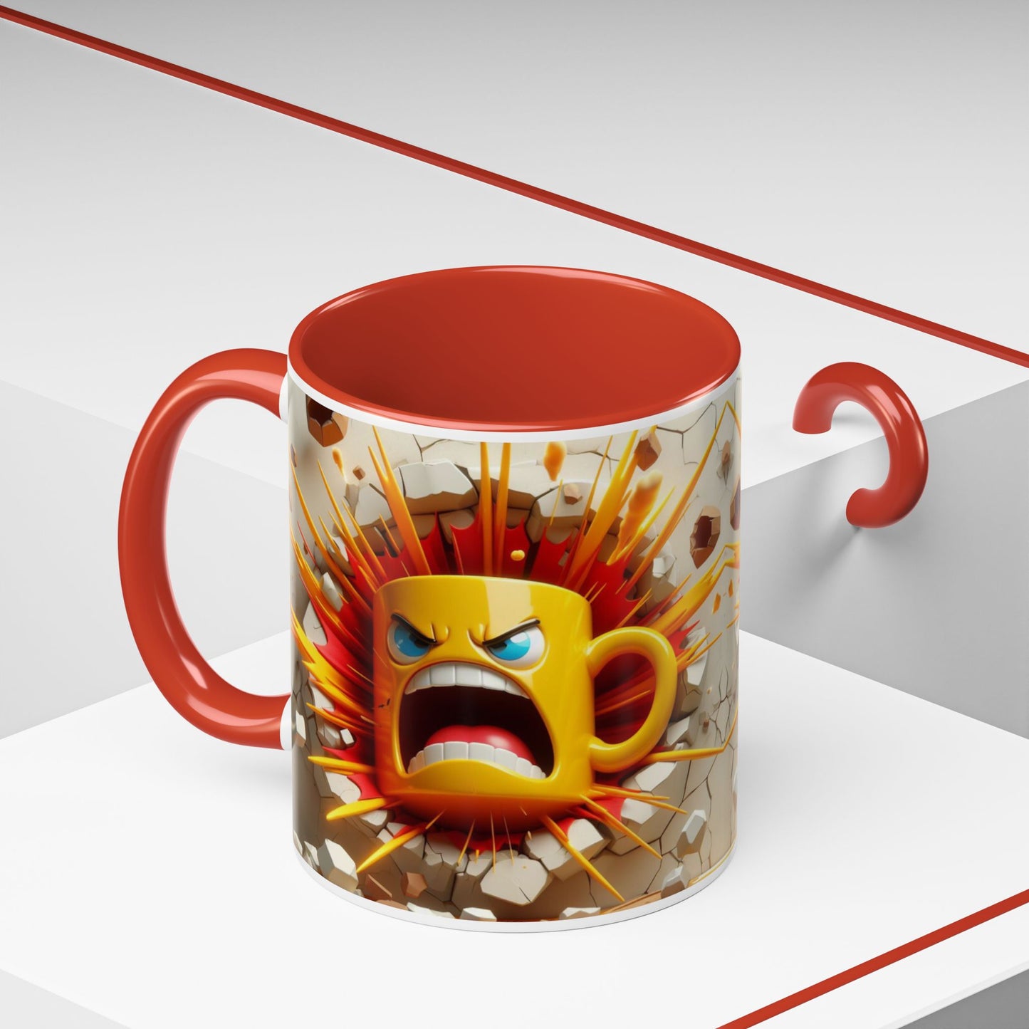 Angry Mug Accent Coffee Mug, 11oz