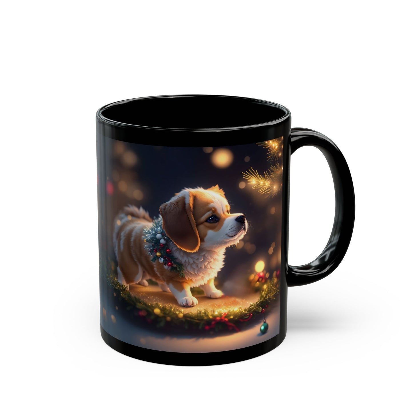 Little Dog Black Mug (11oz, 15oz)