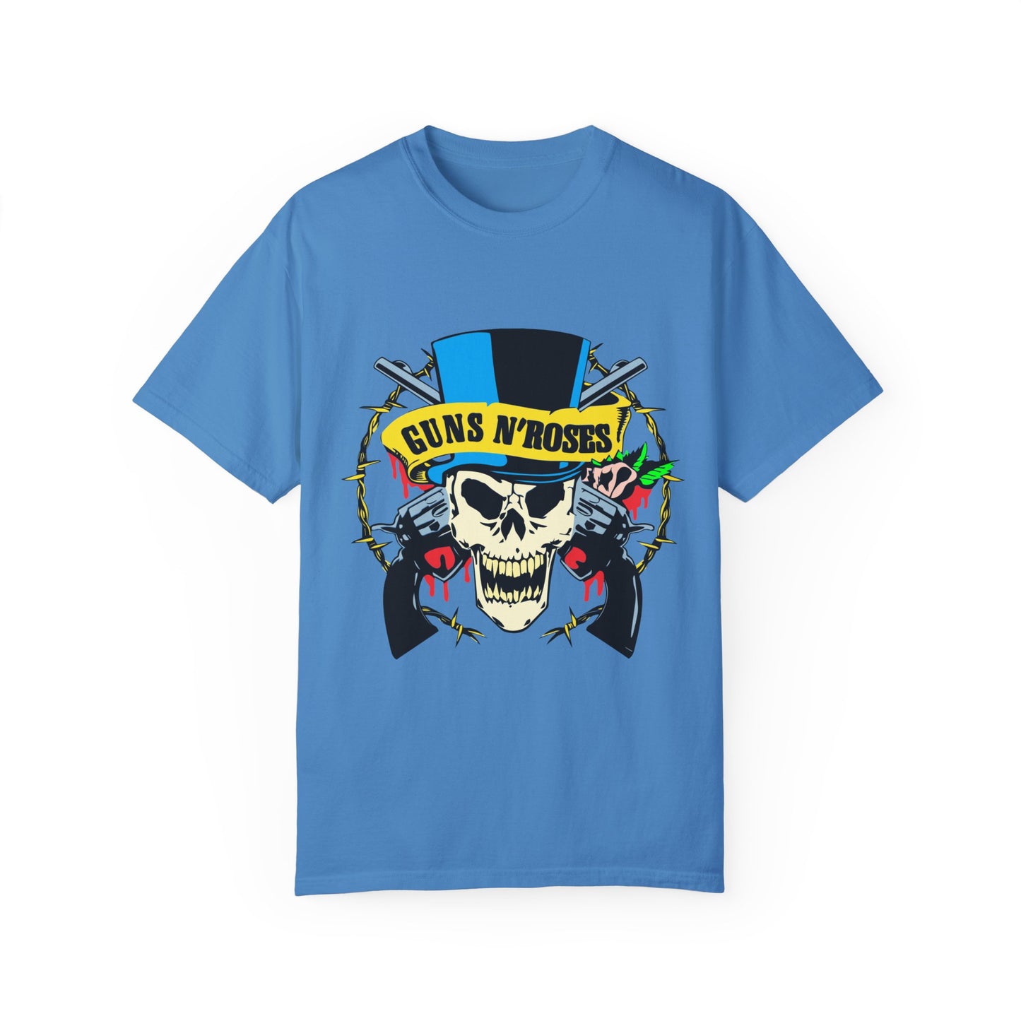 Guns and Roses Unisex Garment-Dyed T-shirt