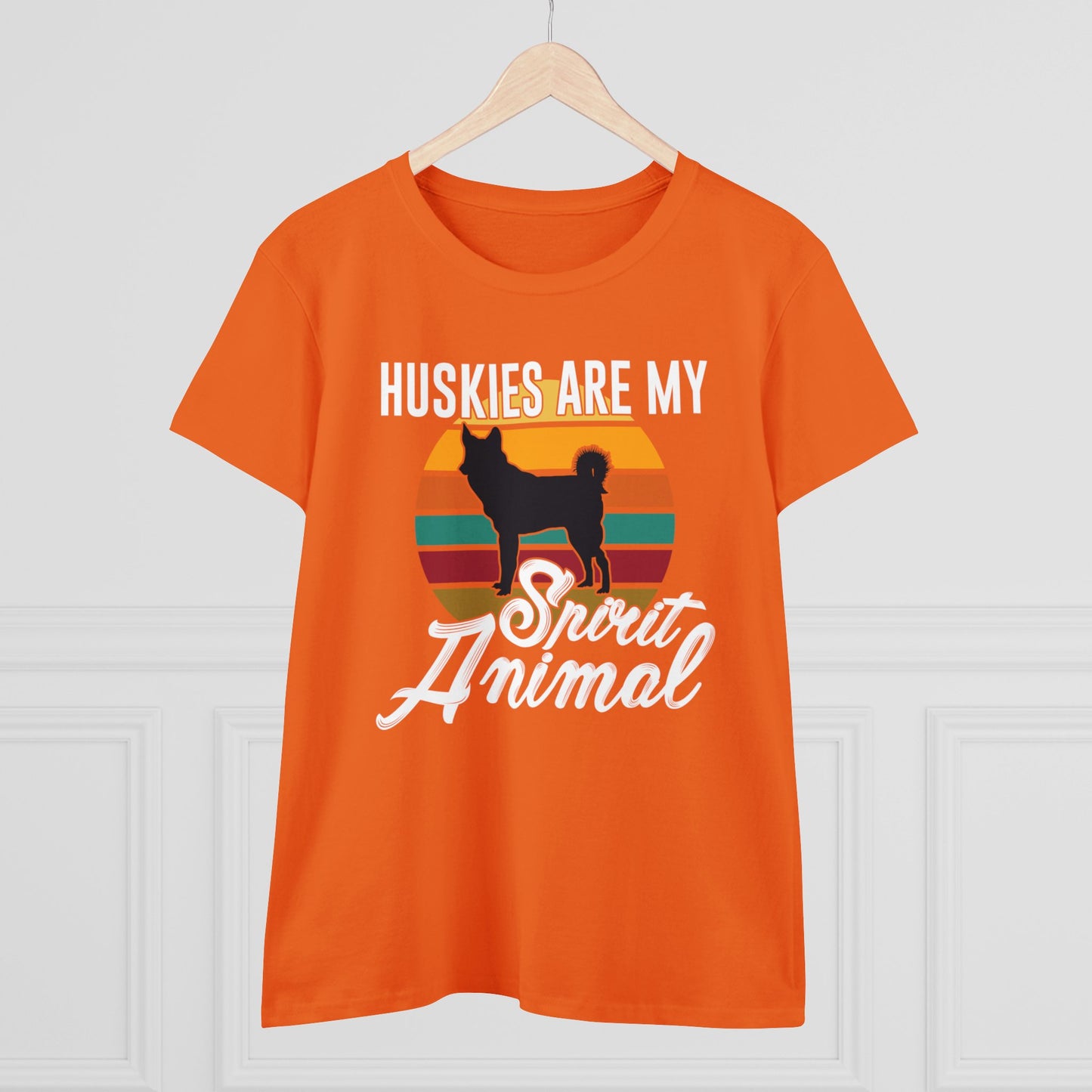 Huskies Women's Midweight Cotton Tee