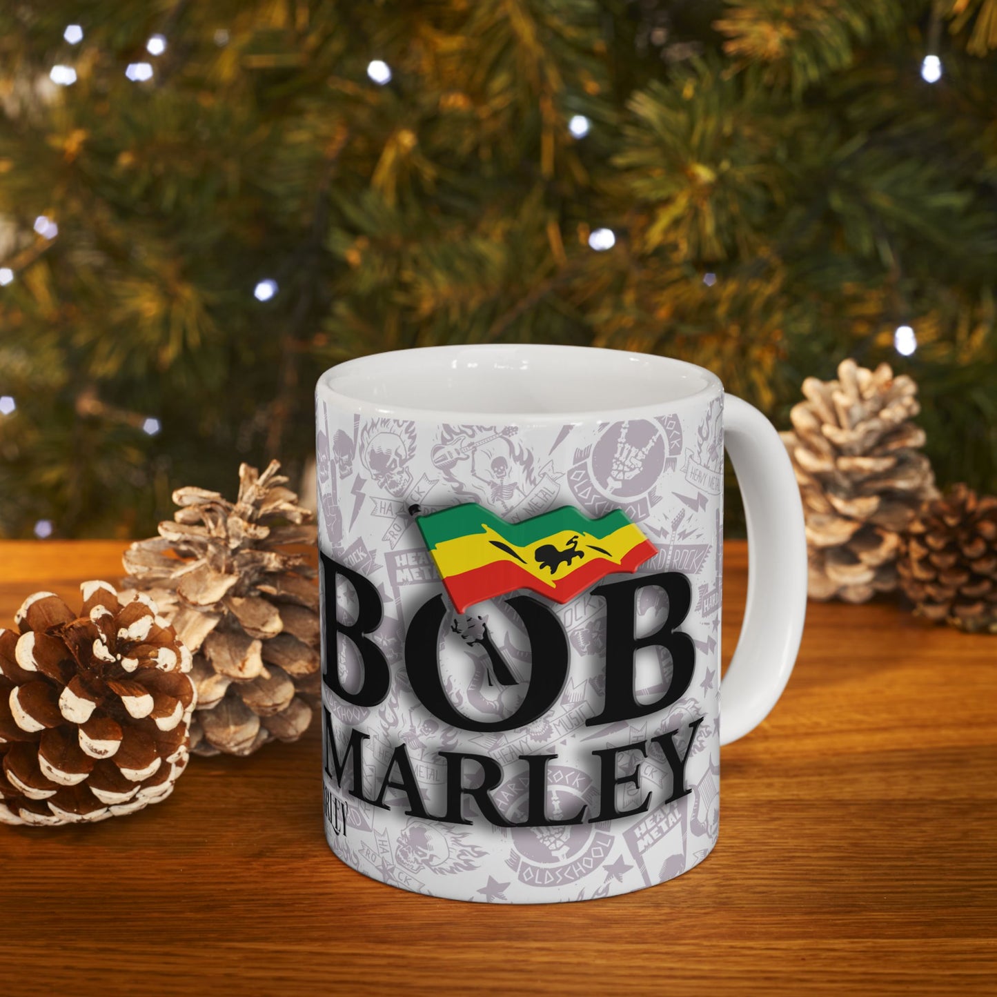 Bob Marley Ceramic Mug, 11oz