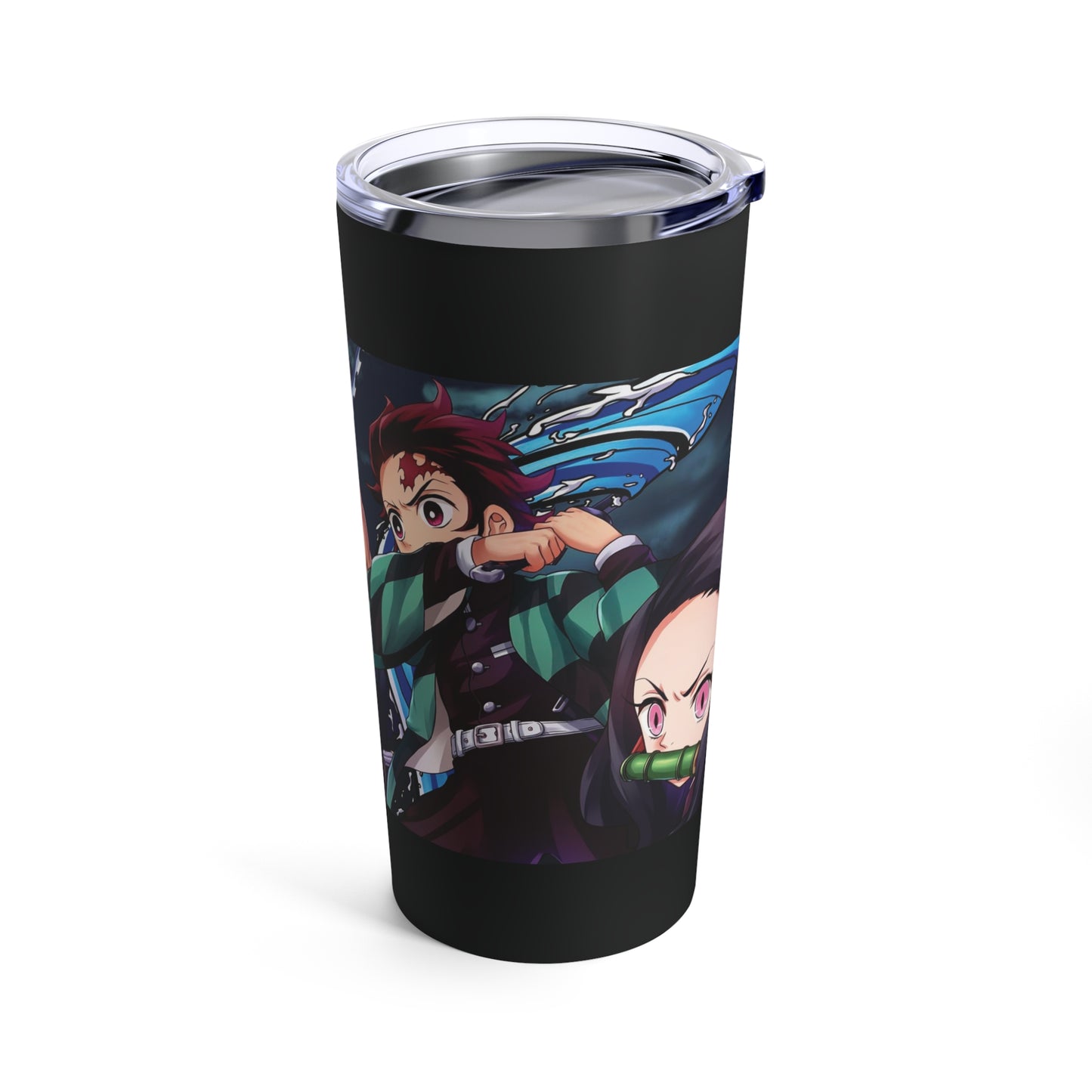 Damon Slayer Black Anime Tumbler 20oz