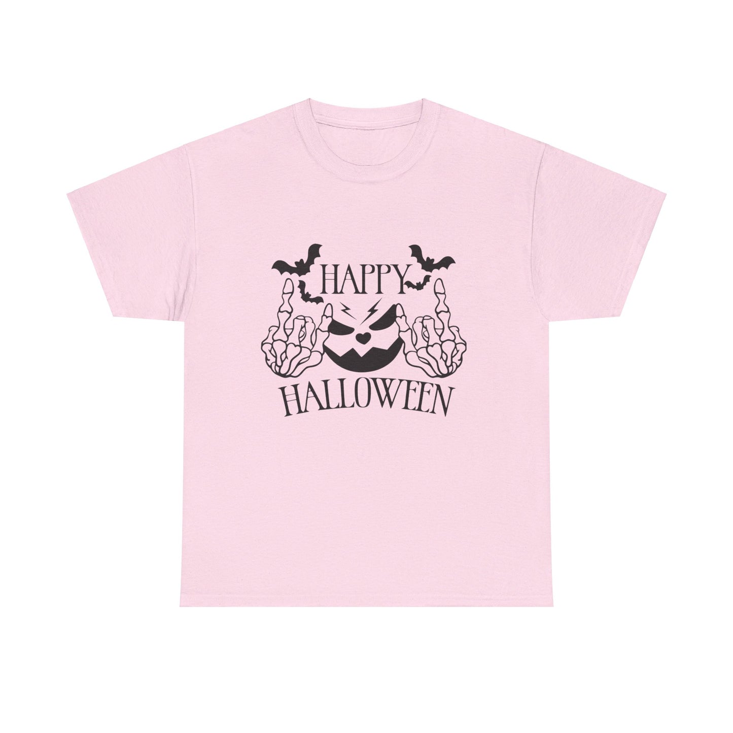 Happy Halloween White Unisex Heavy Cotton Tee