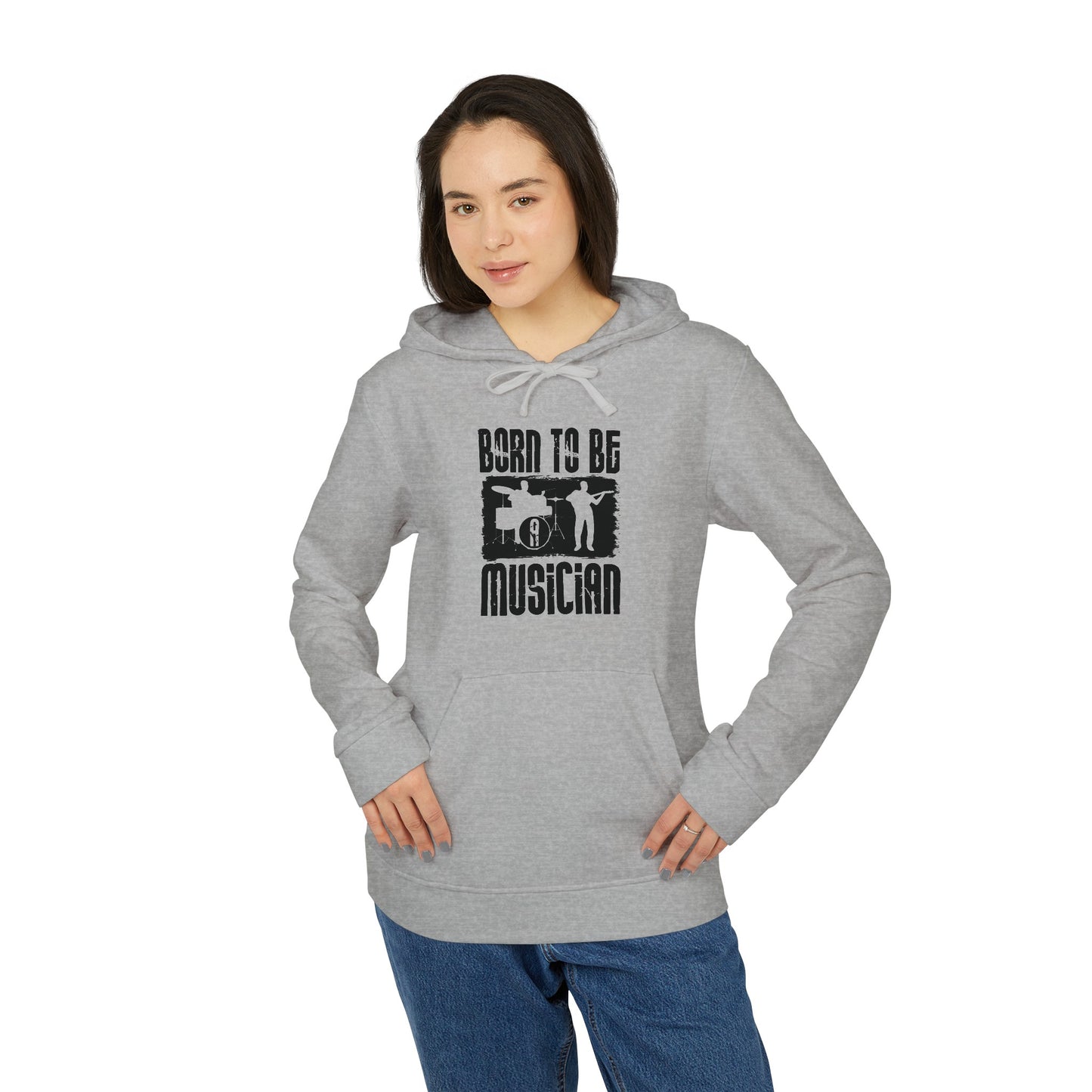 Born to be a Musician!! adidas® Unisex Fleece Hoodie