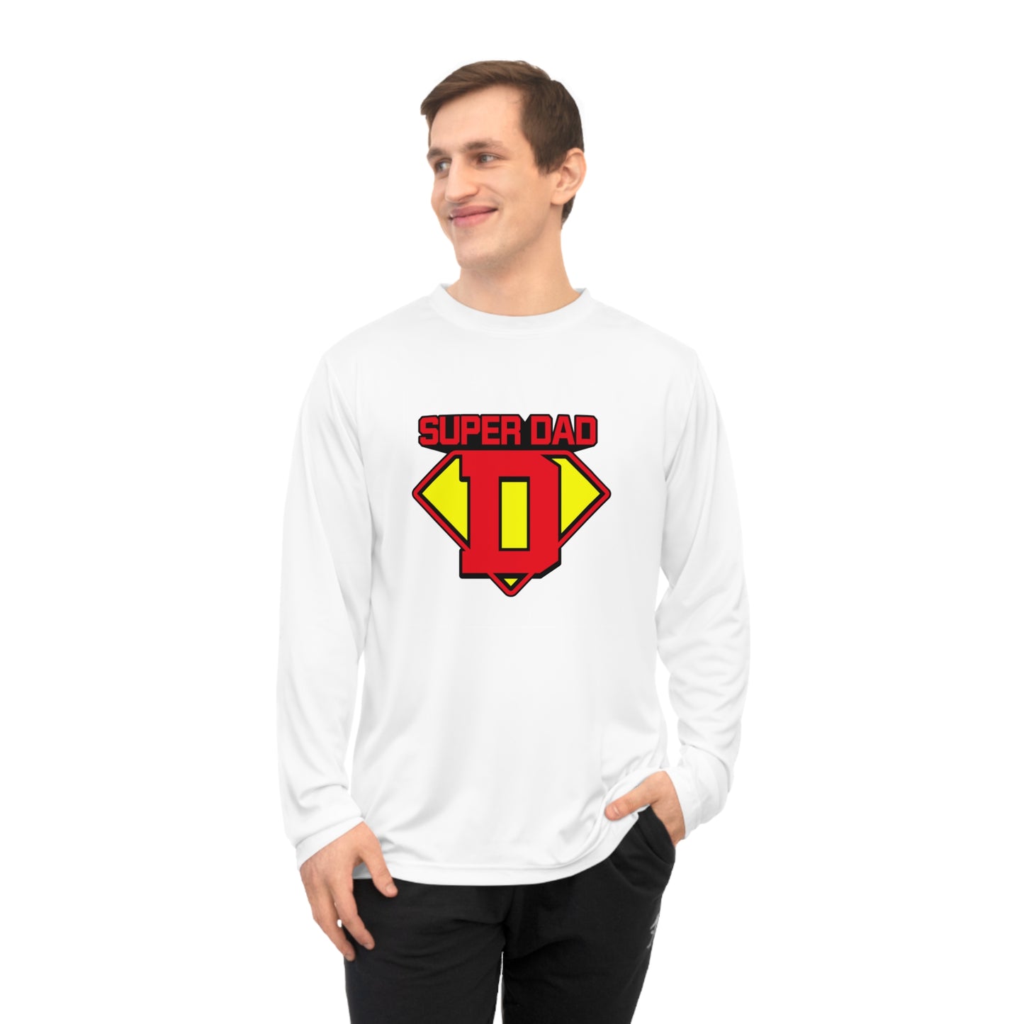 Super Dad Unisex Performance Long Sleeve Shirt