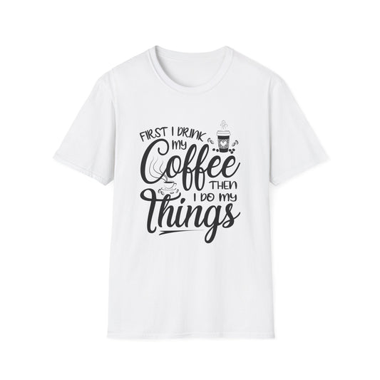 First my Coffee Unisex Softstyle T-Shirt