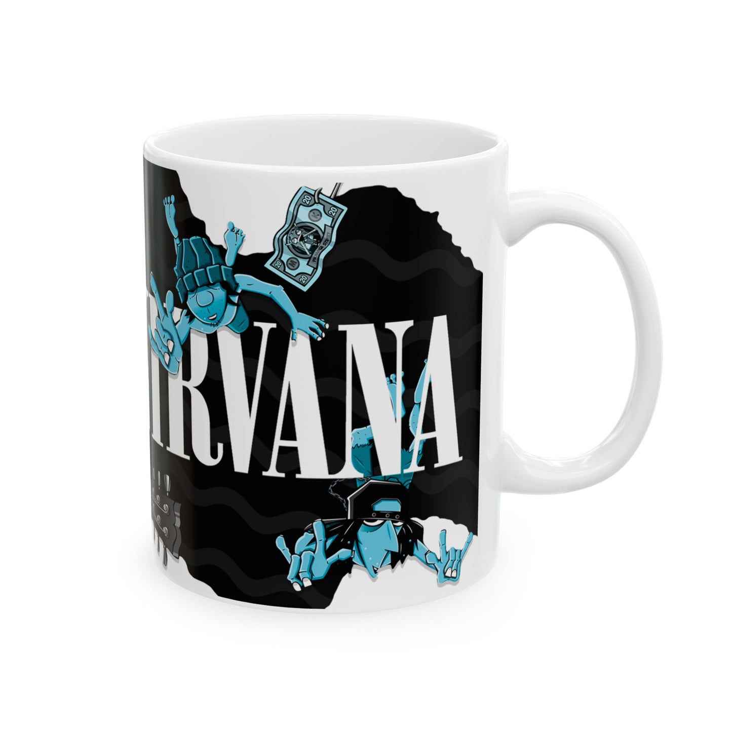 Nirvana animated Ceramic Mug, 11oz