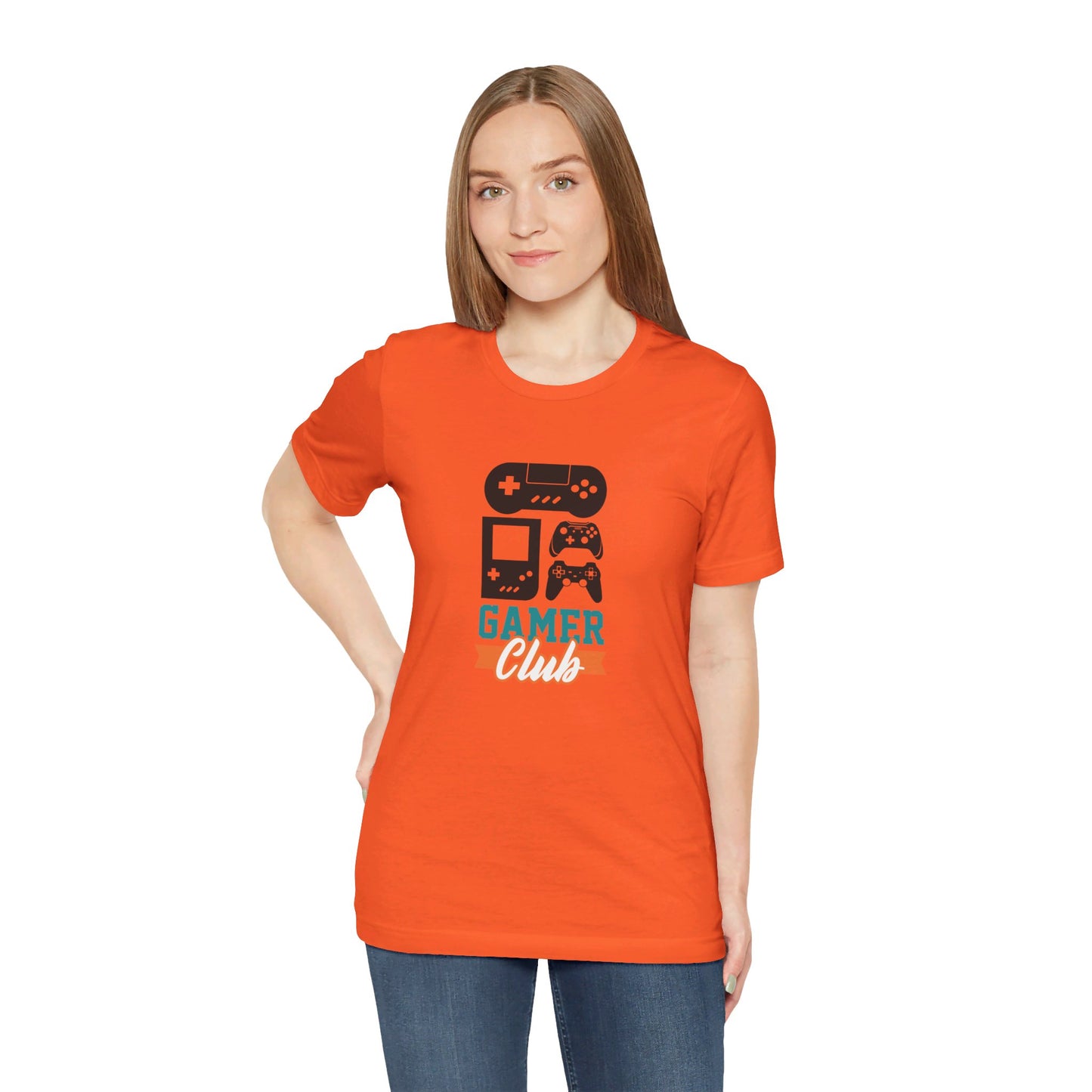 Gamer Club Unisex Jersey Short Sleeve Tee Colors